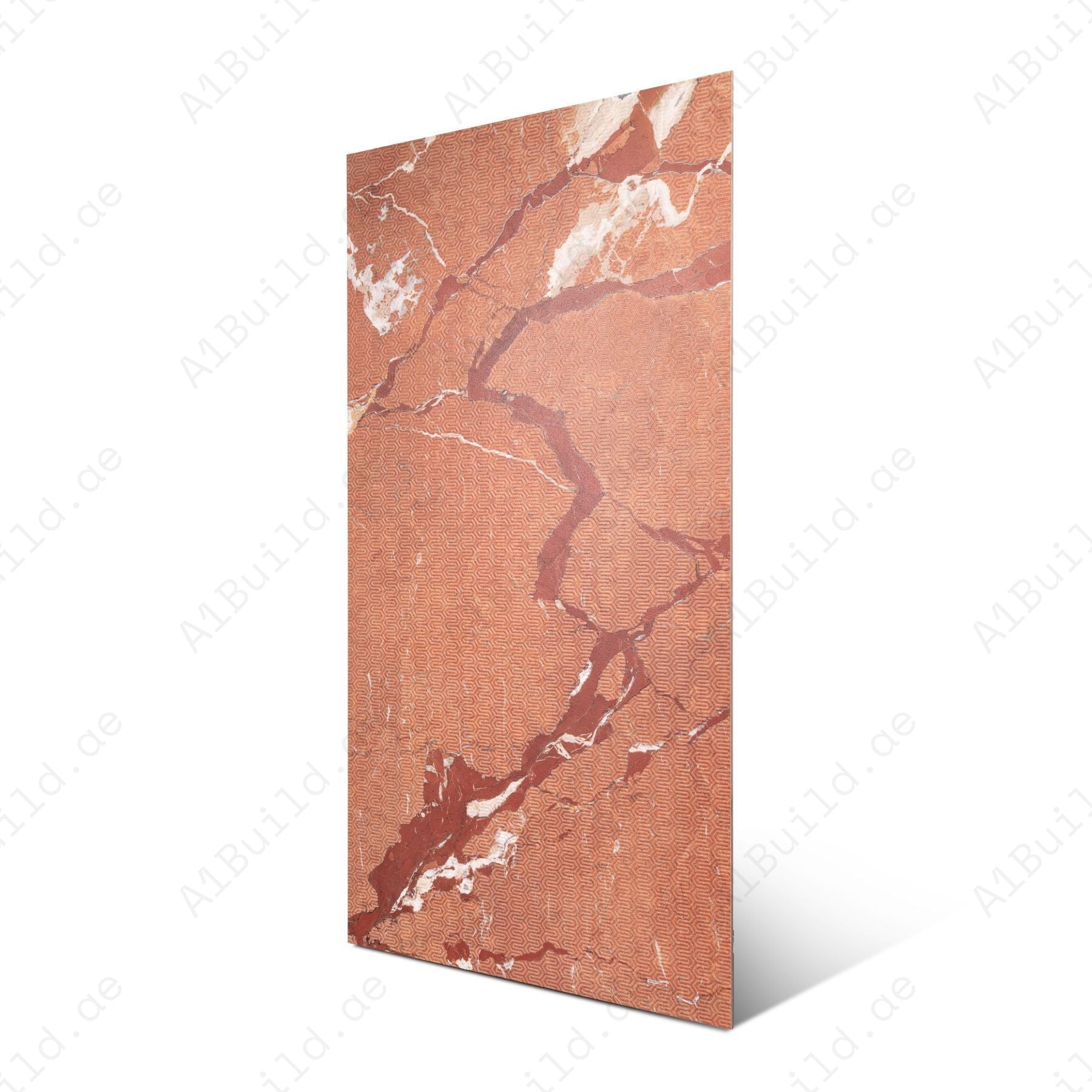 Edina Brick Red Porcelain Tile 60x120cm with Mould Tech Matt finish. Durable 9mm tile, modern design, perfect for walls and floors.