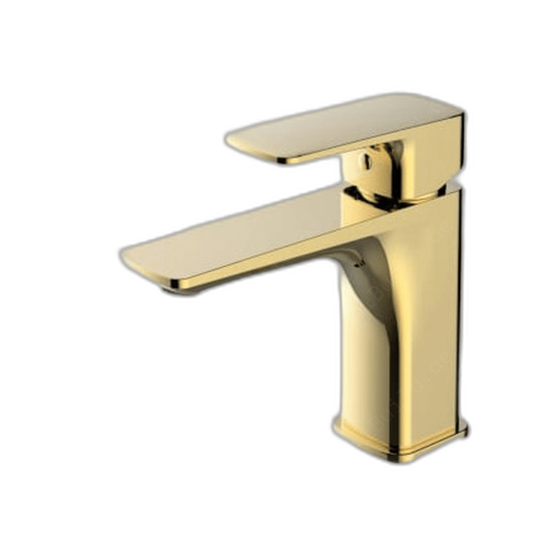 Elegant Brushed Gold Single Lever Basin Mixer2