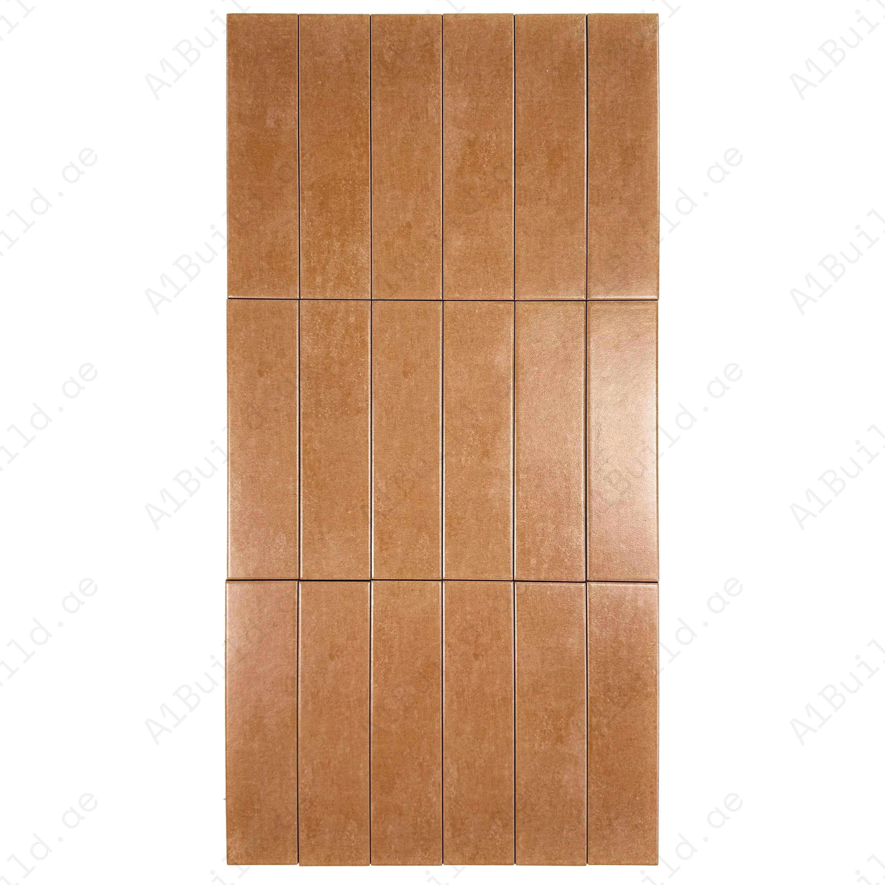 Elegant French Beige semimatte porcelain tiles for kitchens, bathrooms & walls. Durable, waterproof, scratch-resistant & easy to clean. 1 sqm/box, 44 pcs.