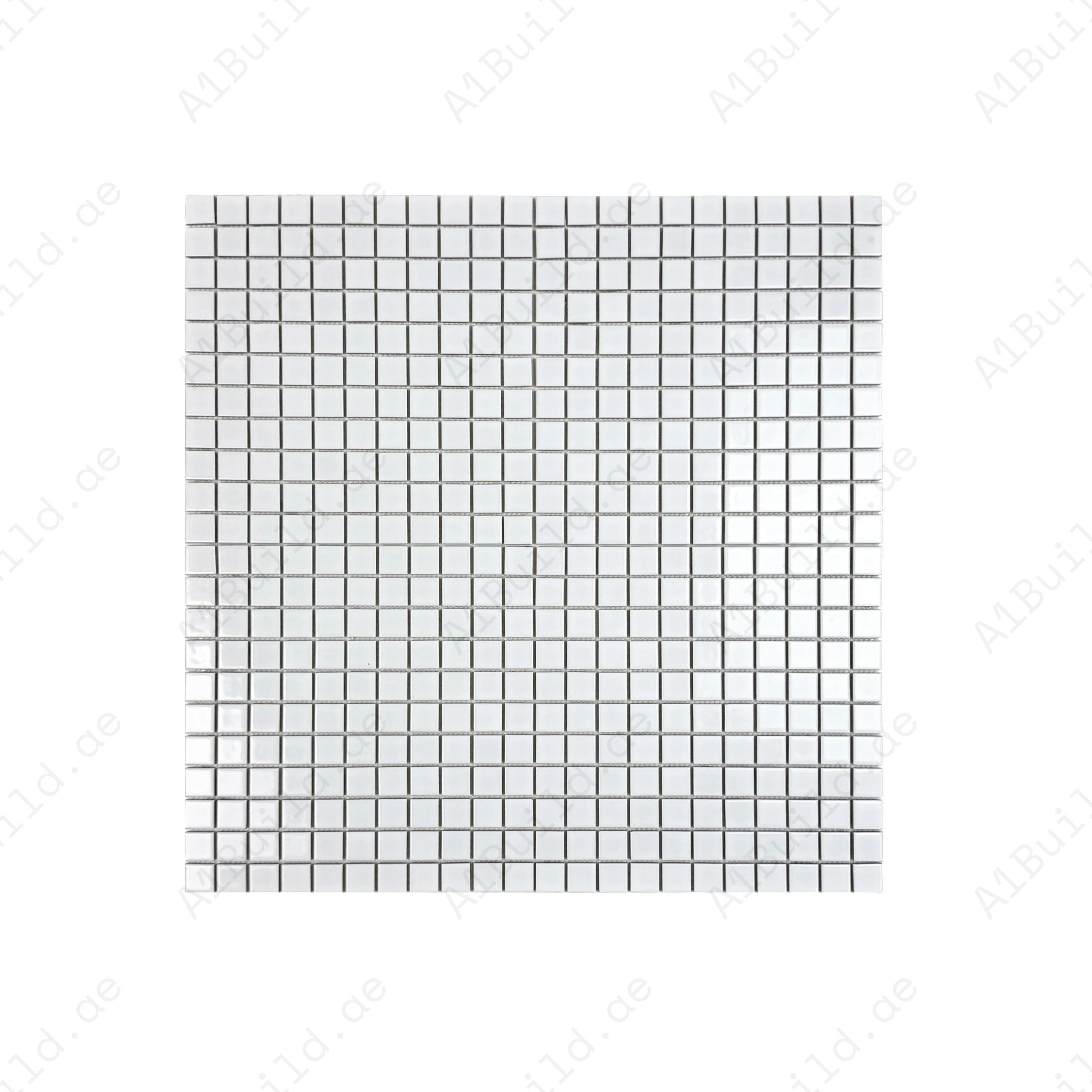 Elegant white porcelain mosaic for pools, spas, and water features. Durable, slip-resistant, eco-friendly, ideal for luxury residential and commercial spaces.