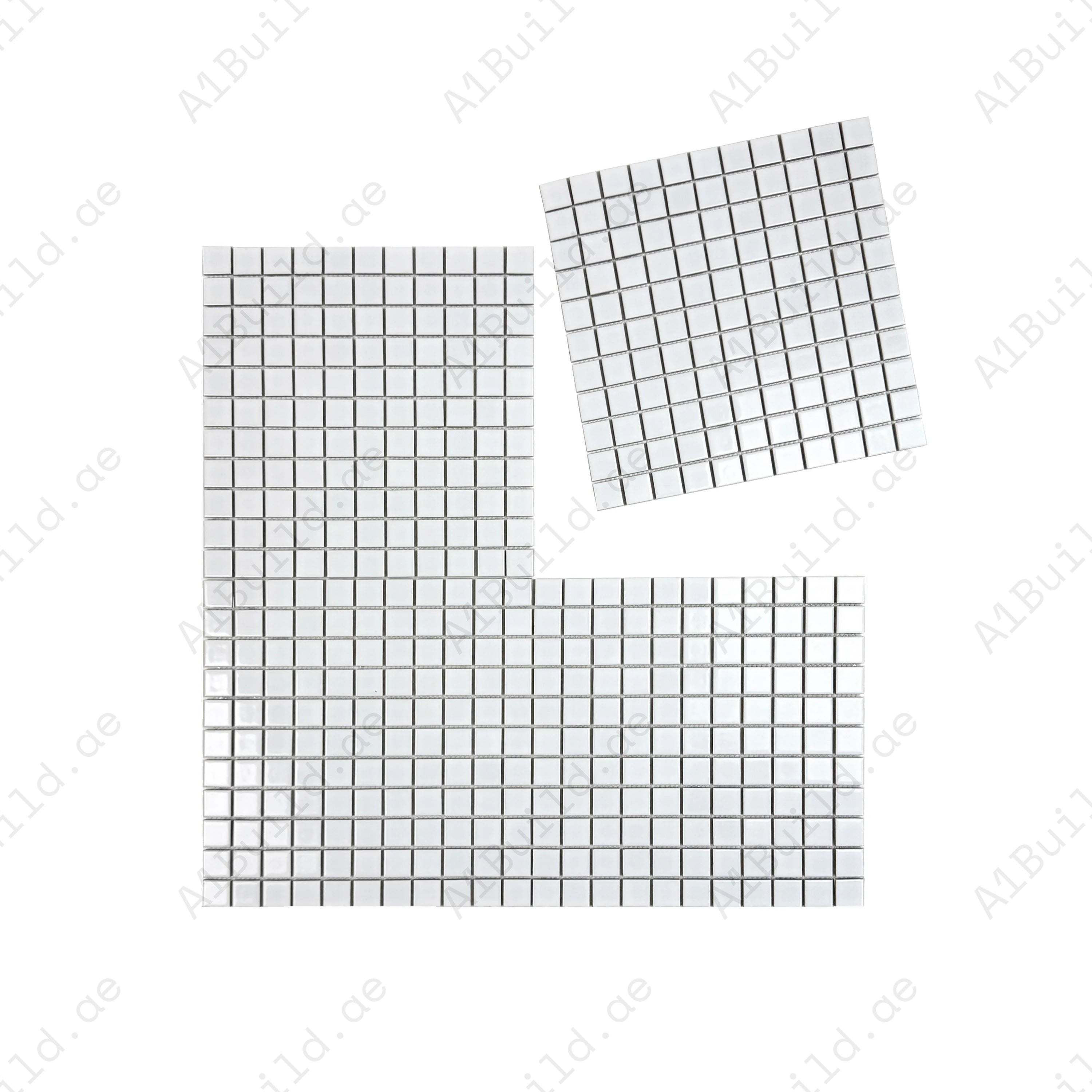 Elegant white porcelain mosaic for pools, spas, and water features. Durable, slip-resistant, eco-friendly, ideal for luxury residential and commercial spaces.