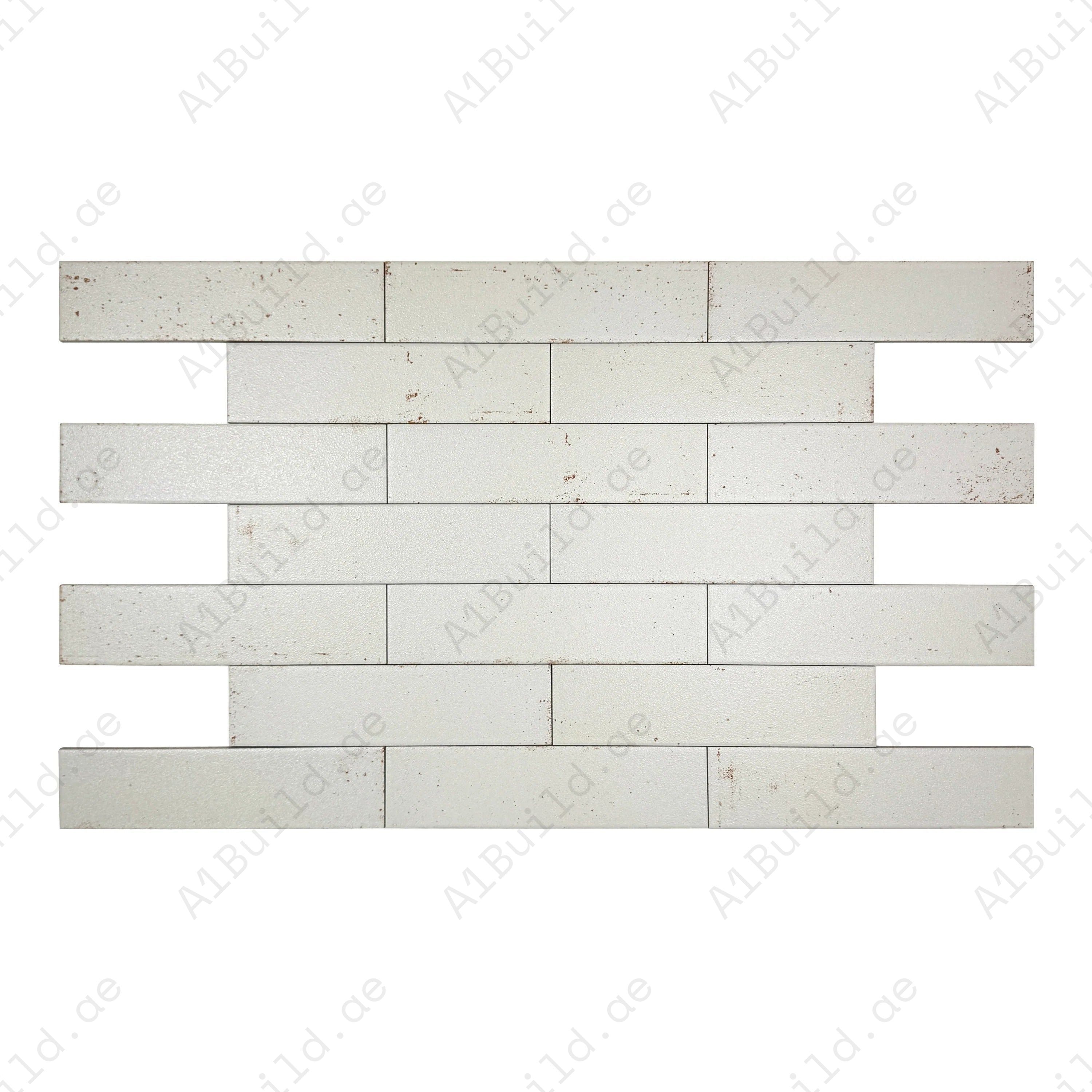 Elevate interiors with Lustre Vintage Off White matte ceramic tile. Durable, waterproof, scratch-resistant & perfect for walls, backsplashes & light floors.