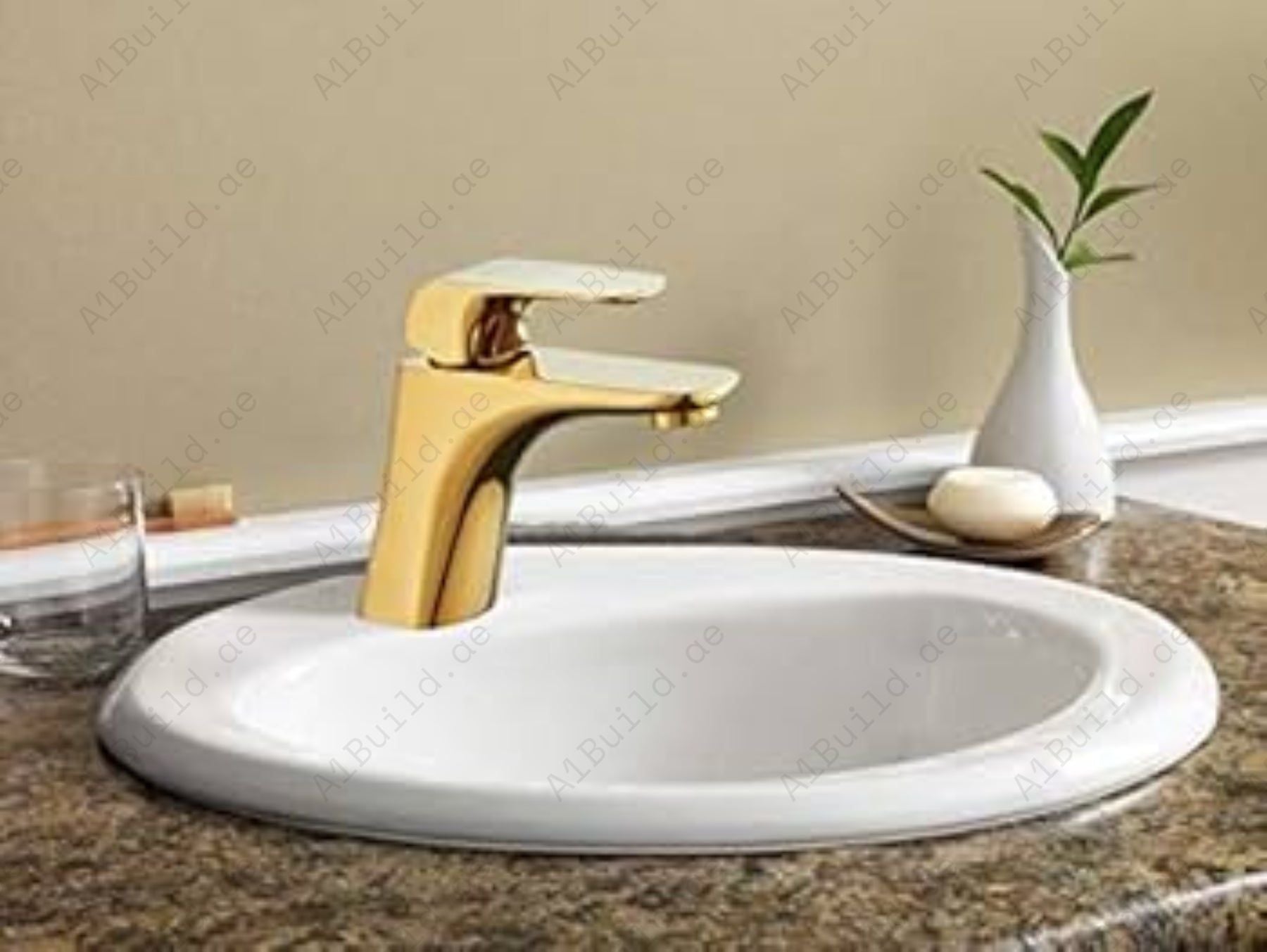Elite Single Lever Basin Mixer (Premium Brushed Brass 100% Made in Germany)