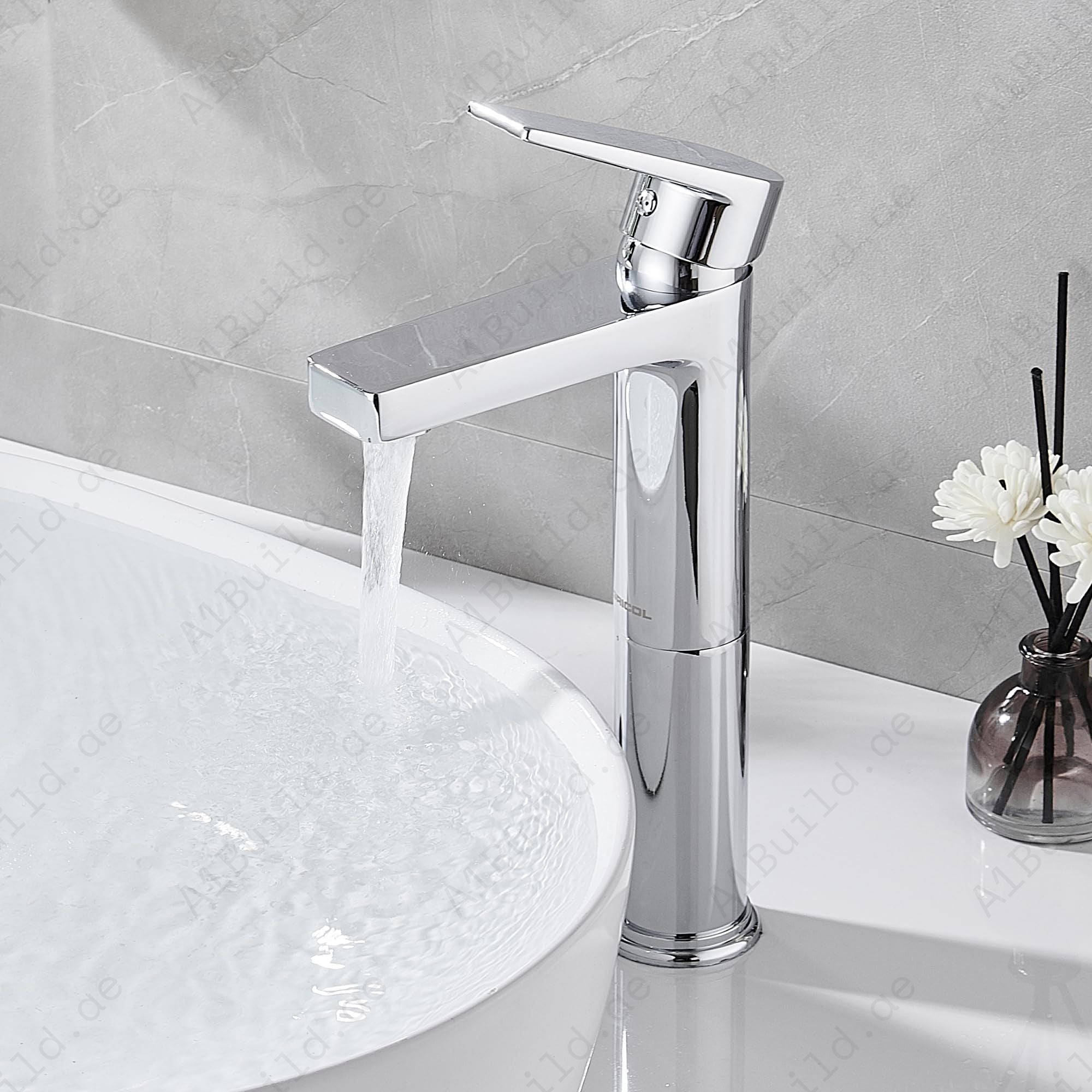 Elite Single Lever High Basin Mixer With Pop-up Waste (Premium Chrome 100% Made in Germany)