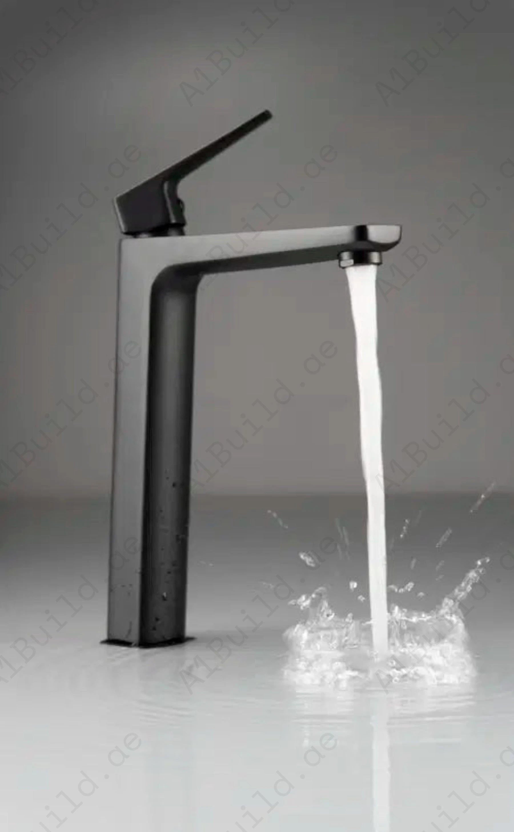 Elite Single Lever High Basin Mixer With Pop-up Waste (Premium Matte Black 100% Made in Germany)