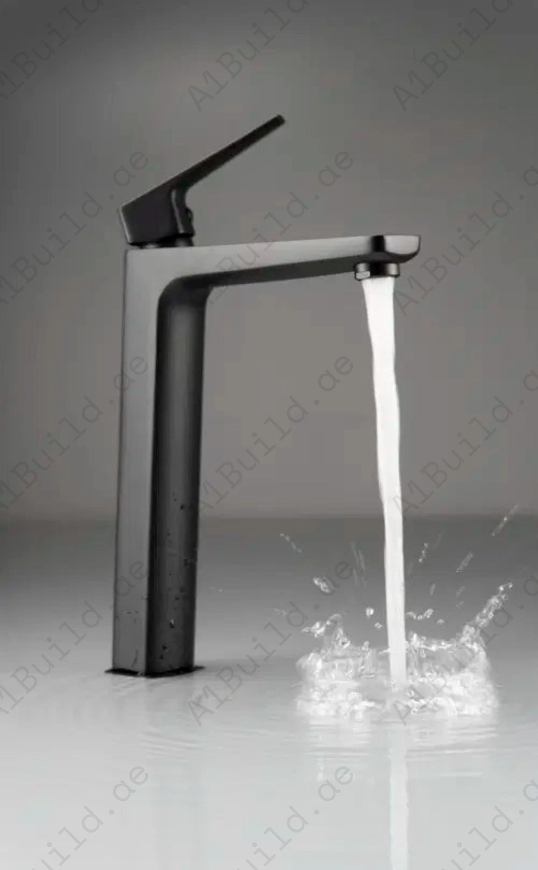 Elite Single Lever High Basin Mixer With Pop-up Waste (Premium Matte Black 100% Made in Germany)