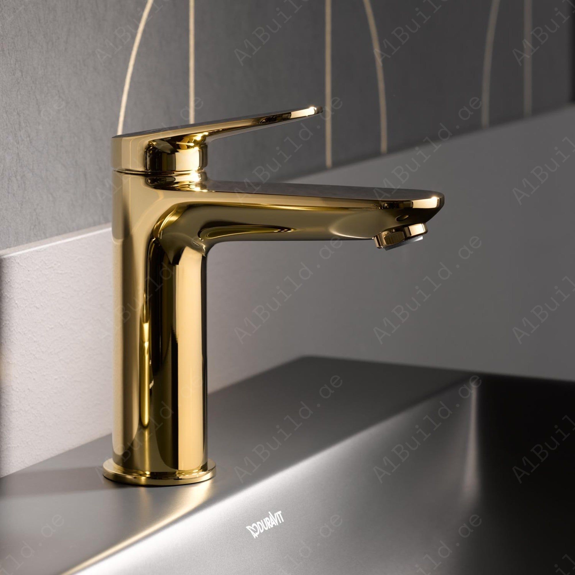 Elite Single Lever Basin Mixer (Premium Brushed Brass 100% Made in Germany)