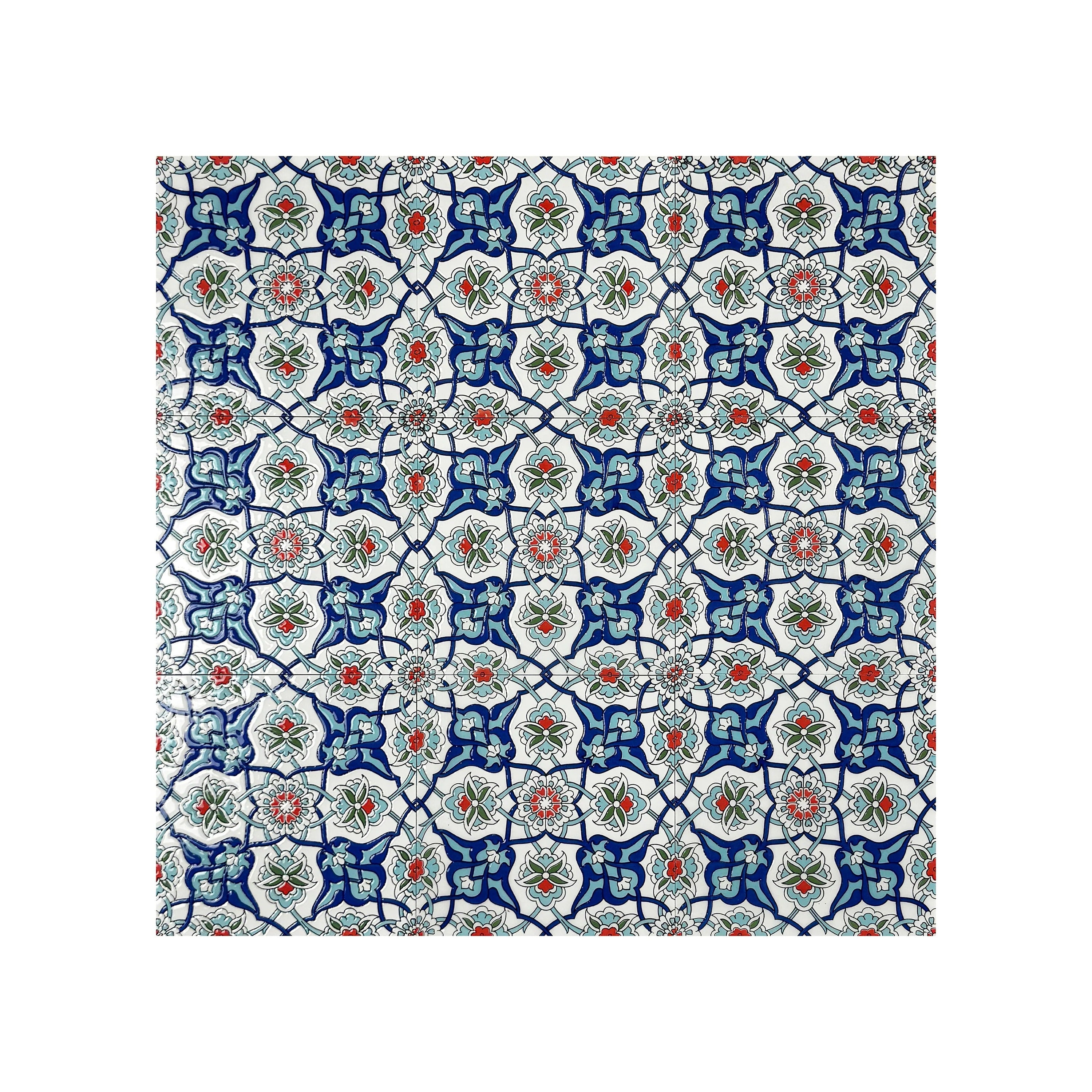 Enhance interiors with Royal Souk Moroccan Style Glossy Ceramic Tile Pattern 811. Durable, elegant, and perfect for walls and floors in modern or classic designs.