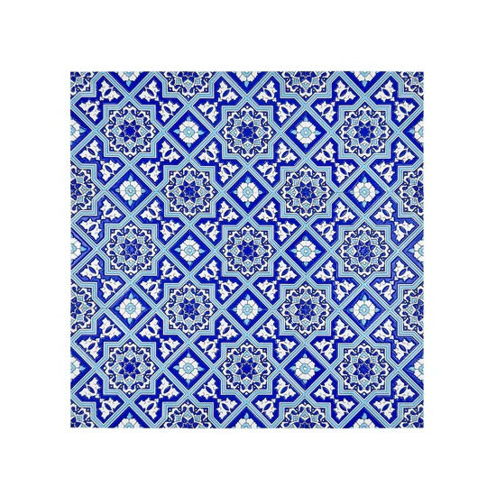 Enhance interiors with Royal Souk Pattern 205 glossy ceramic tiles. Ideal for walls & floors offering Moroccan charm durability-timeless elegance for any space