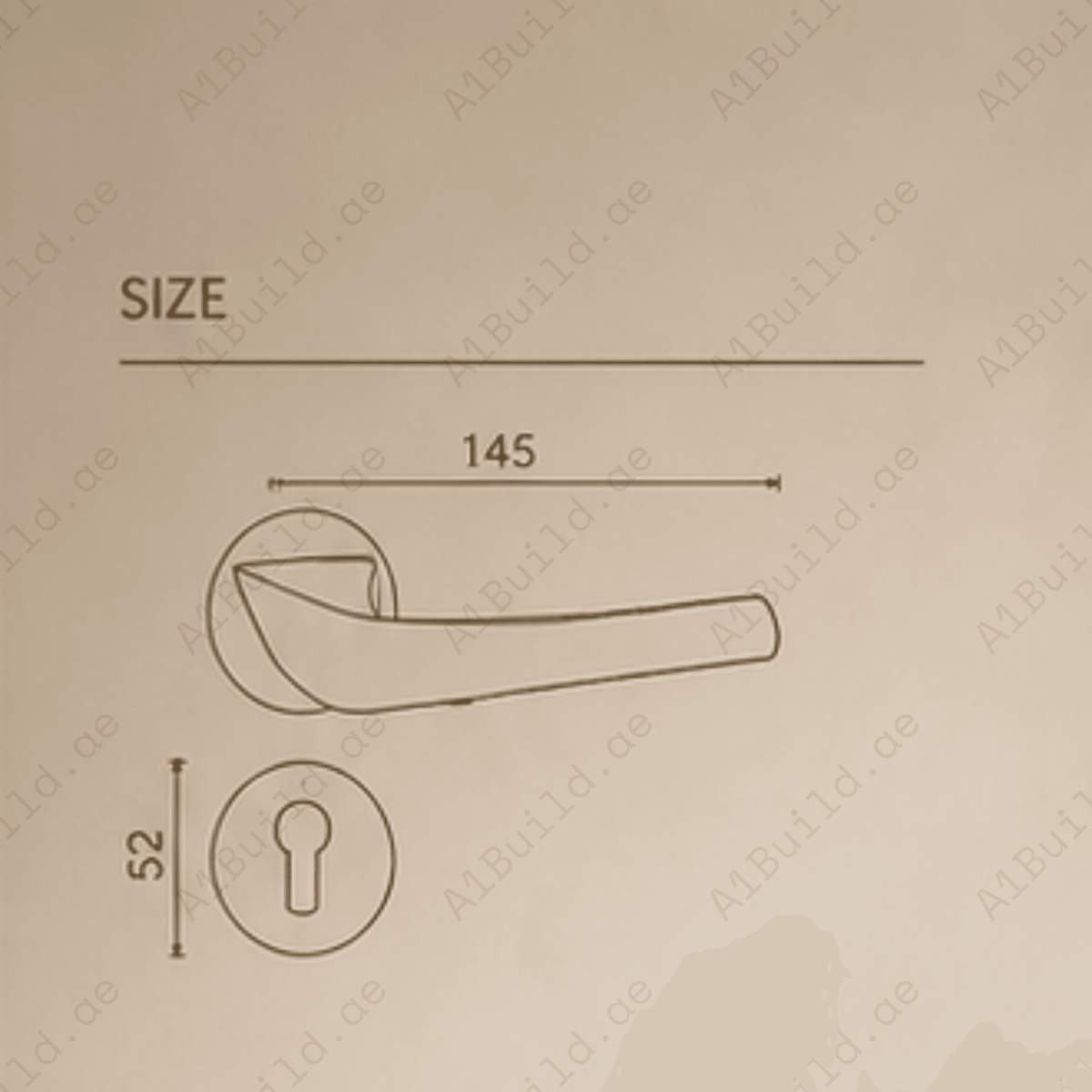 Enhance interiors with the ZR191238 Cylenk Merk luxury zinc alloy door handle in Matt Satin Nickel and Matt Satin Brass finishes for elegant spaces.