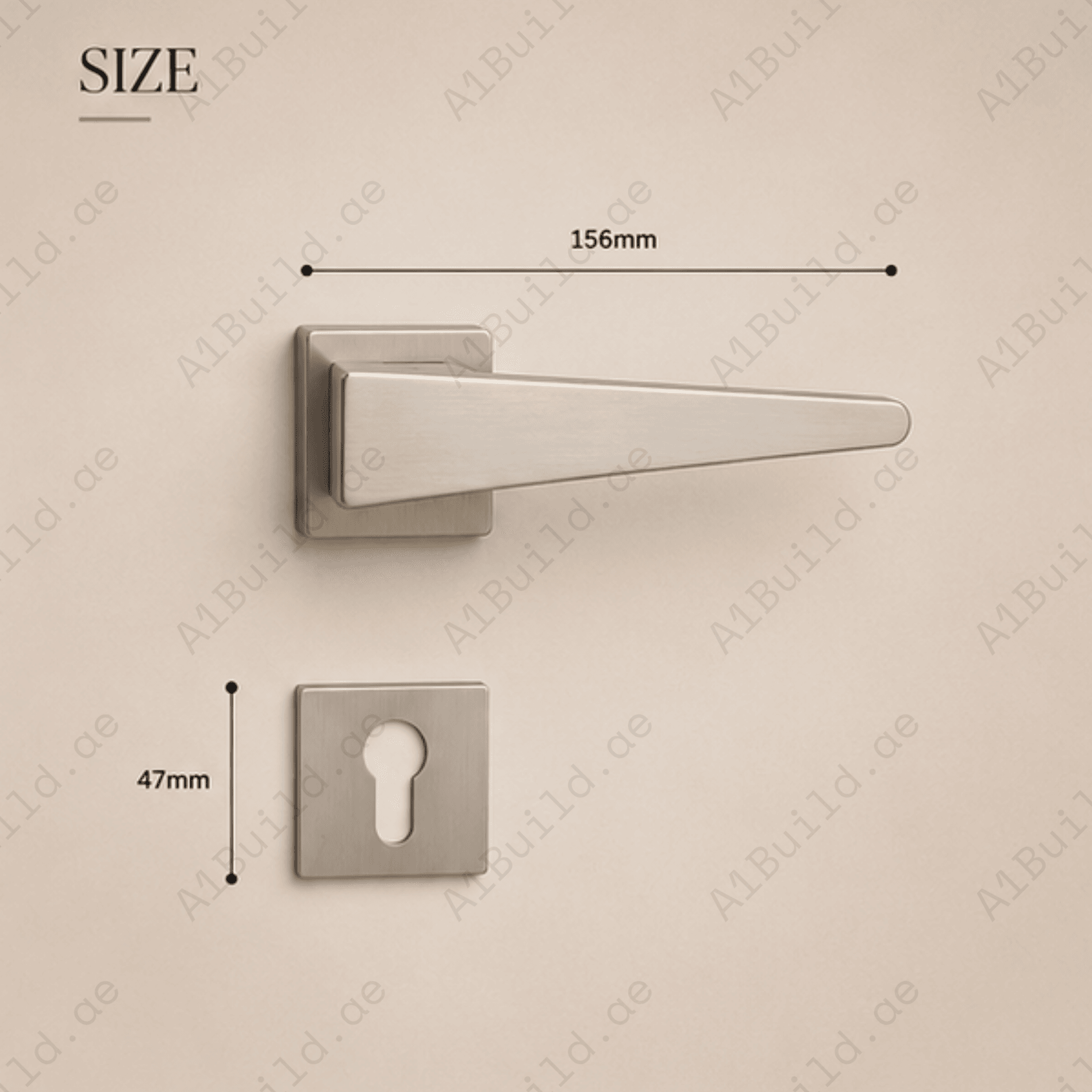 Enhance modern interiors with the ZR210147 luxury zinc alloy door handle in Black, Black Satin Nickel and Matt Satin Brass finishes.