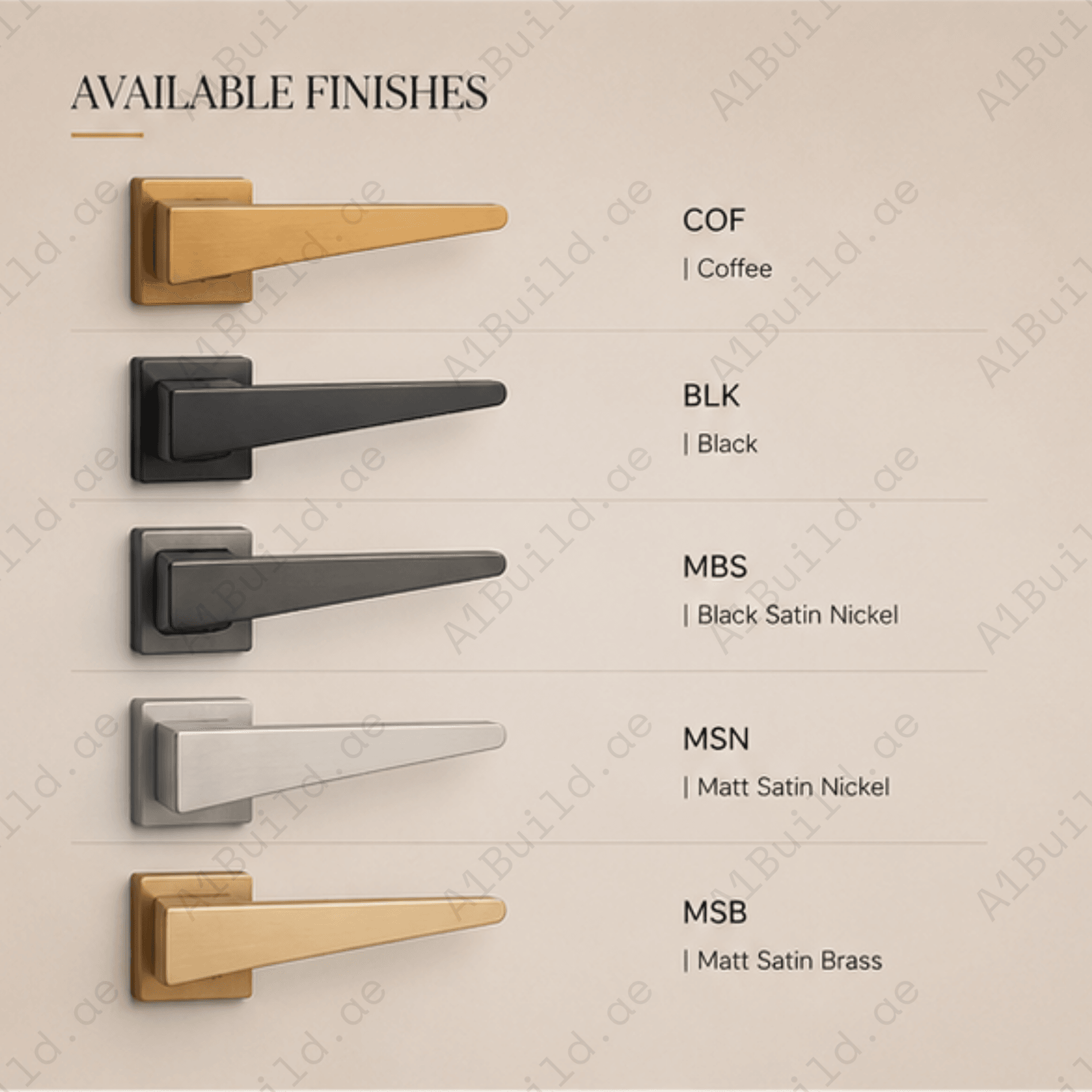 Enhance modern interiors with the ZR210147 luxury zinc alloy door handle in Black, Black Satin Nickel and Matt Satin Brass finishes.