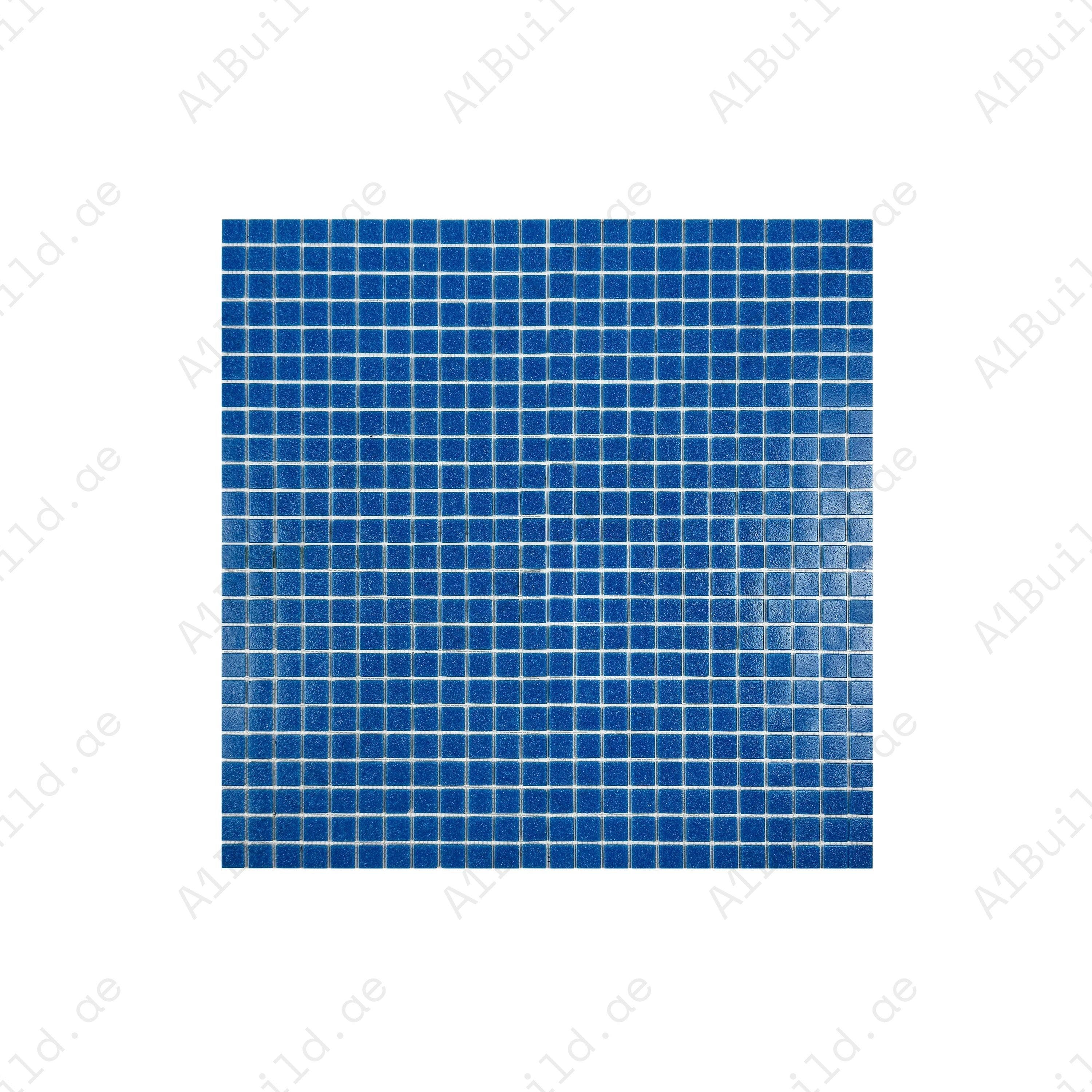 Enhance swimming pools, spas & water features with French Blue Serene Spectrum glass mosaics. Slip-resistant, UV durable & eco-friendly for lasting luxury.