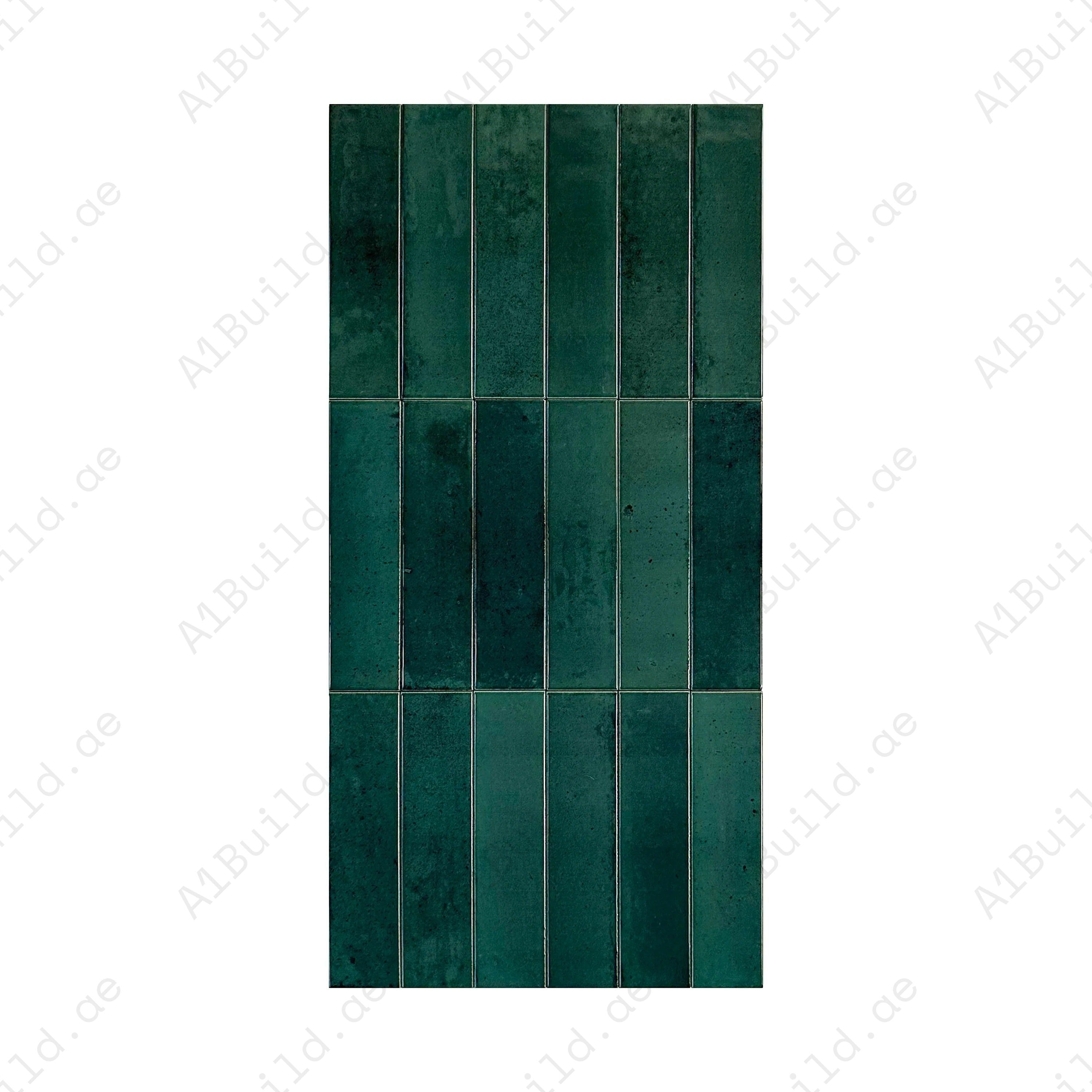 Enhance your interiors with Light Blue Glossy Porcelain Artisanal Tiles. Durable, waterproof, scratch-resistant, and perfect for walls, floors, and bathrooms.