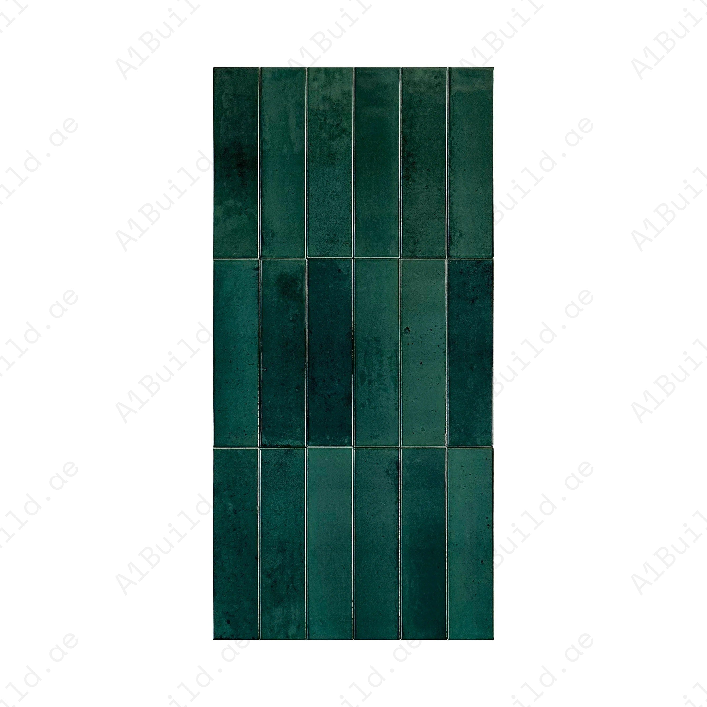 Enhance your interiors with Light Blue Glossy Porcelain Artisanal Tiles. Durable, waterproof, scratch-resistant, and perfect for walls, floors, and bathrooms.