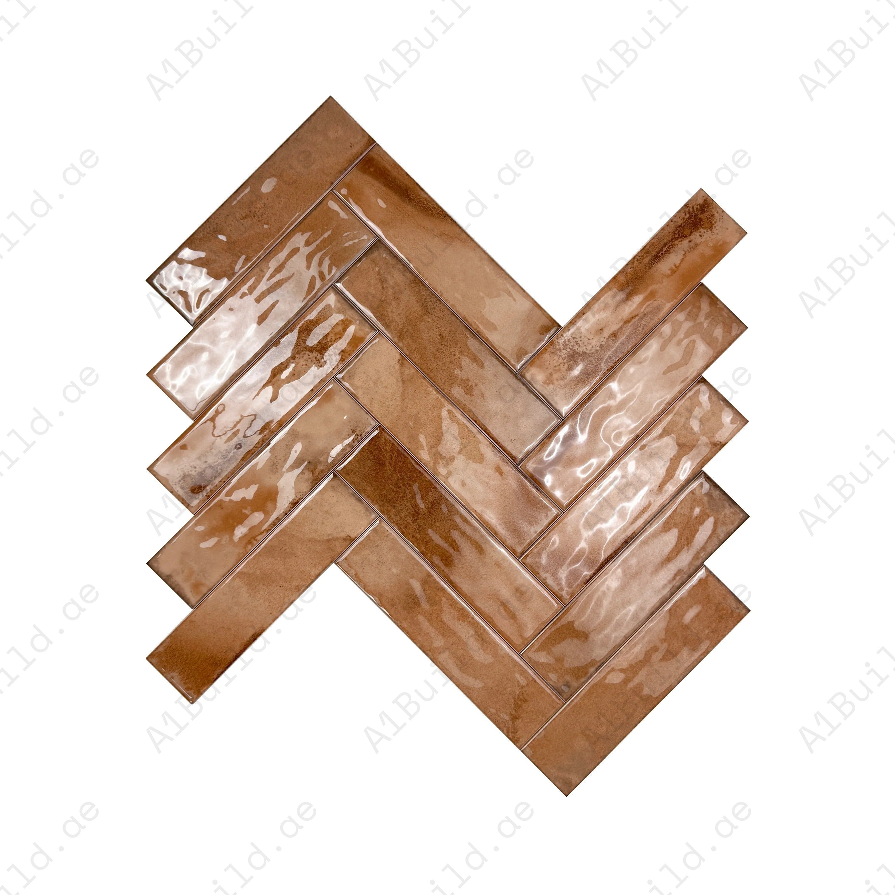 Enhance your interiors with Lustre Vintage Light Brown glossy ceramic tile. Durable, waterproof, scratch-resistant, and perfect for walls & light floors.