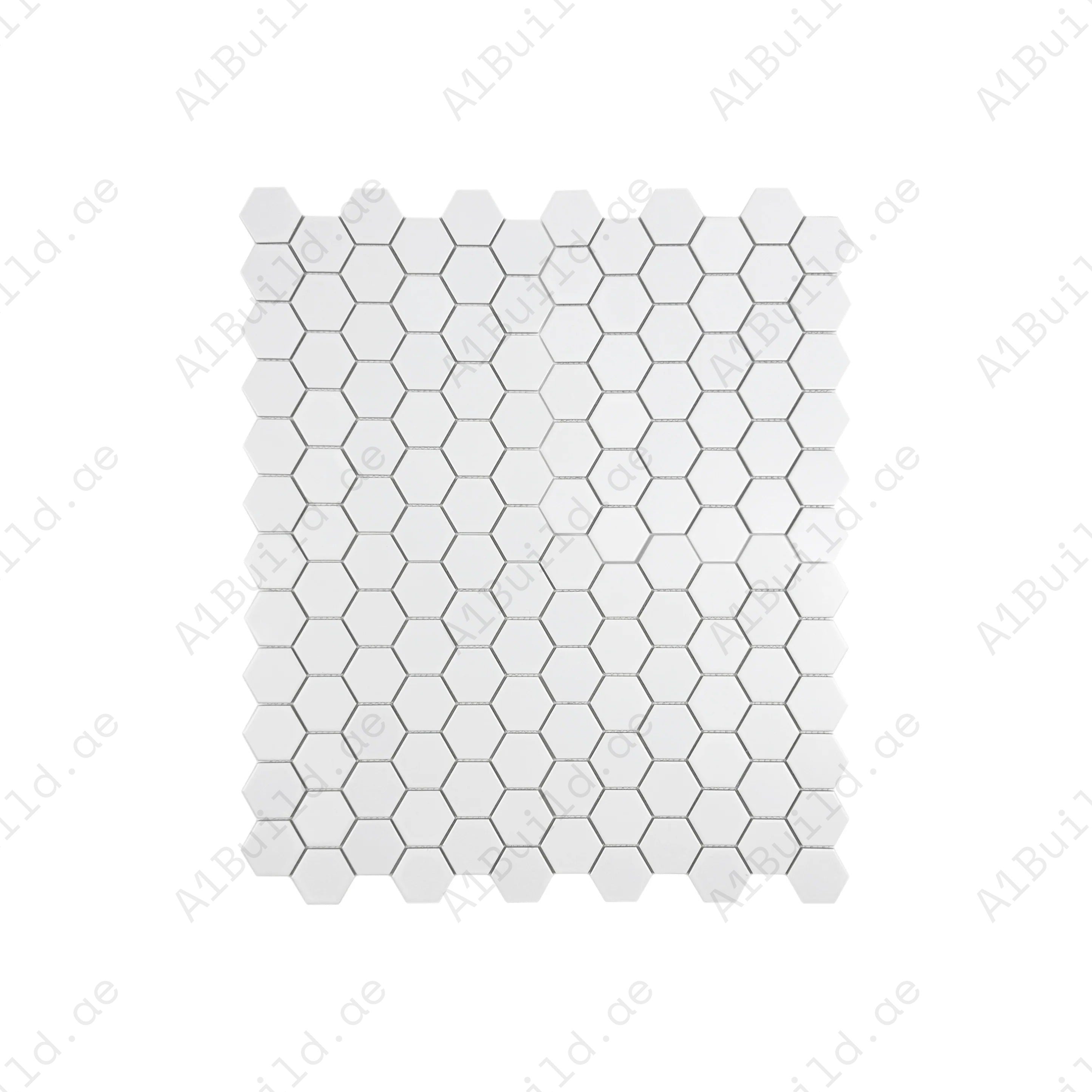 Enhance your space with Carrara Lumina White Glossy Hexagon Porcelain Mosaic. Durable, waterproof, and stylish, perfect for walls, floors, and backsplashes.