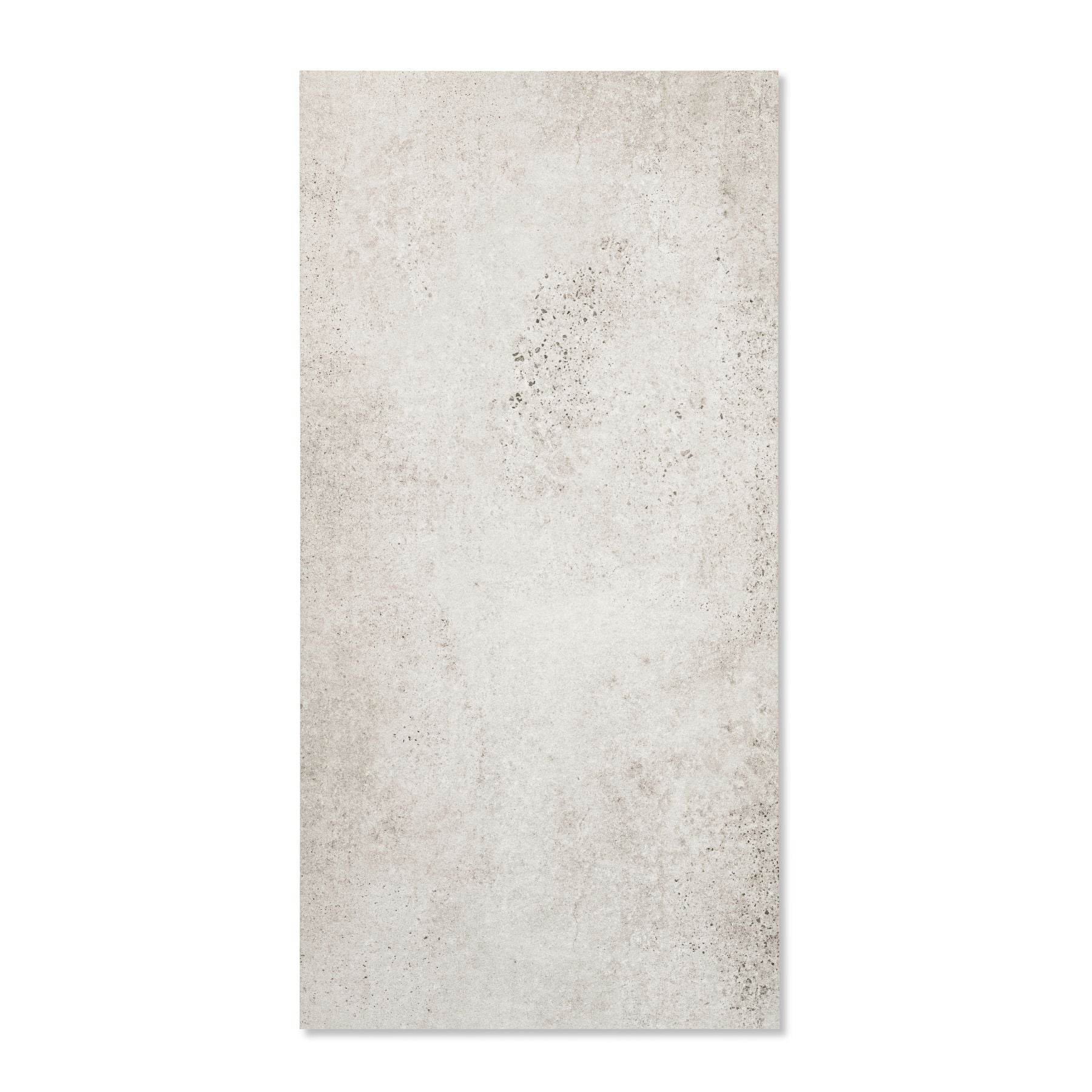 Essence Mist porcelain tile 60×120cm with soft concrete texture, durable porcelain body, ideal for modern floors and walls.