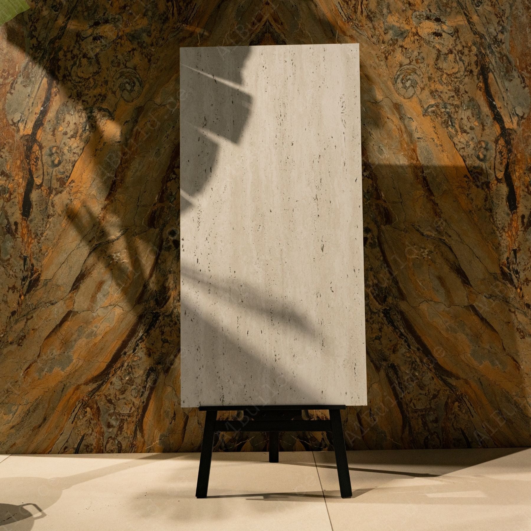 Explore TAVETTI BIANCO porcelain tile 600x1200mm with 9MM thickness and rocker carving texture. Durable large format tile ideal for seamless floors and walls with superior wear resistance.