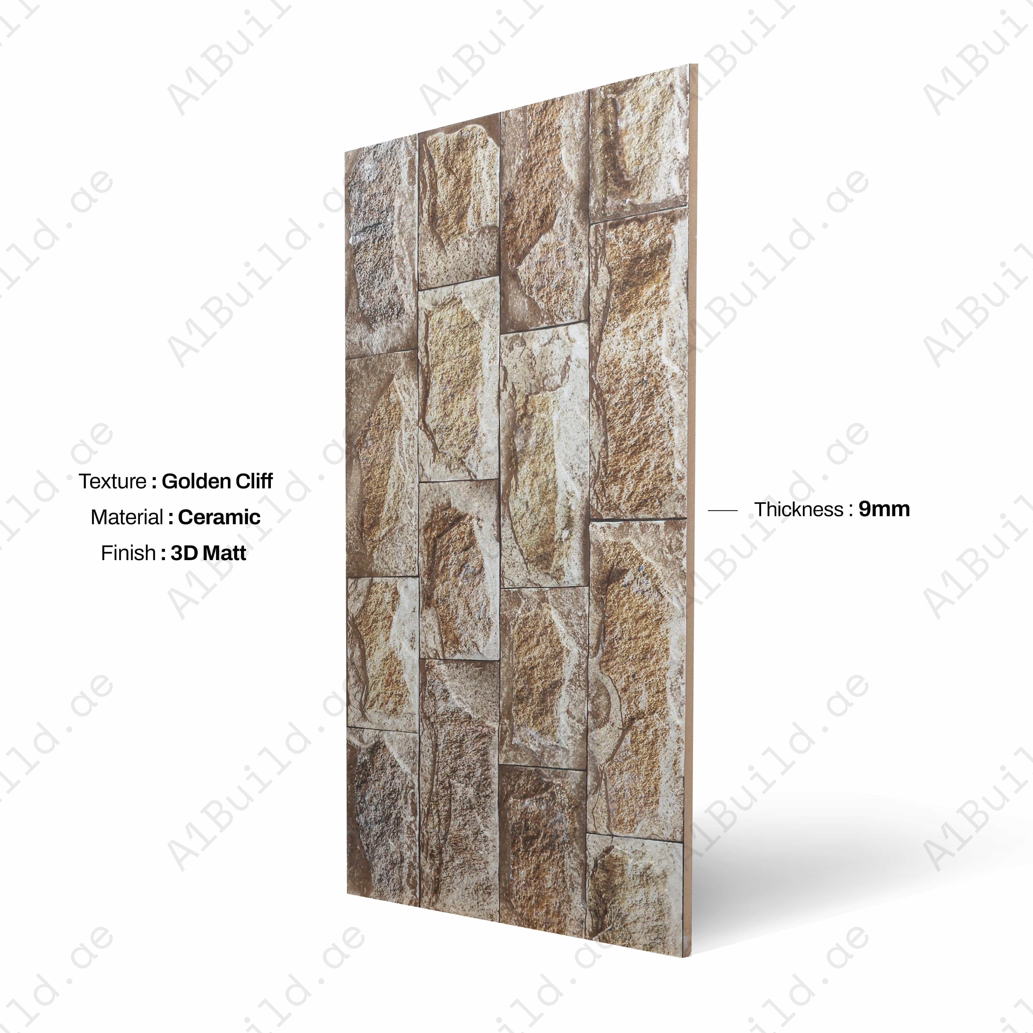 FISCO COTTO 3D Matt 30x60cm Ceramic Indoor Outdoor Walls Ttileb
