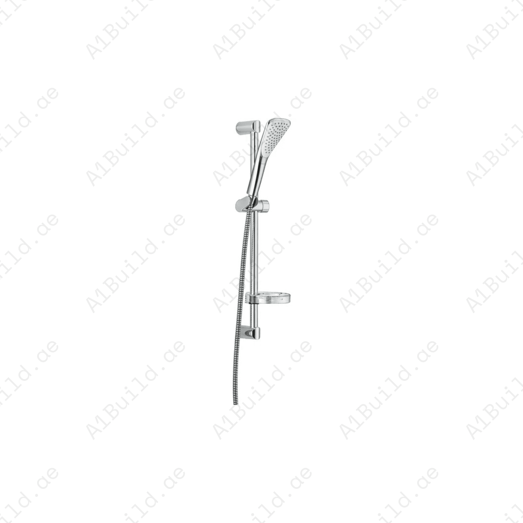 FIZZ 1S Shower Set Chrome DN 15 with Adjustable Holder and Cleaning System