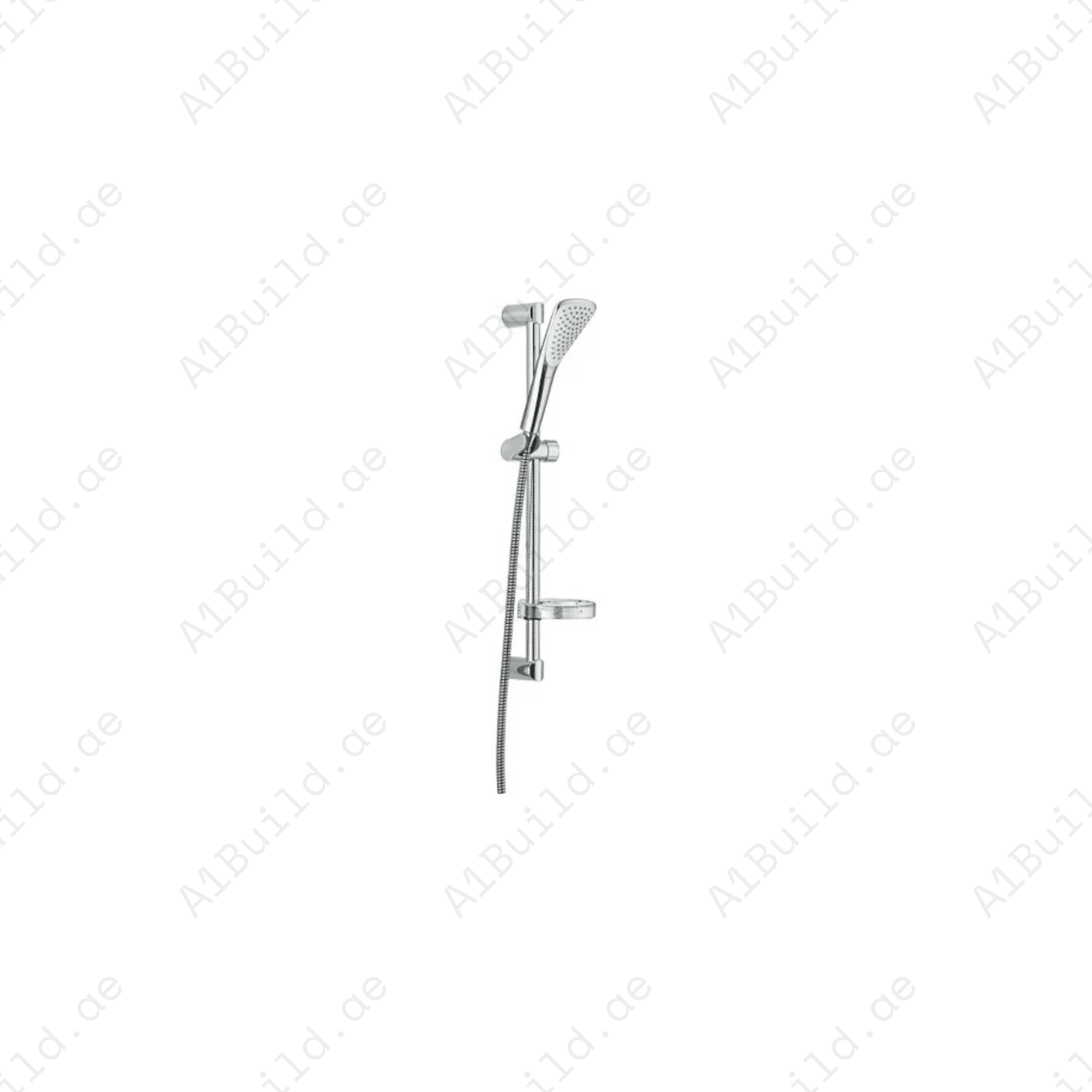 FIZZ 1S Shower Set Chrome DN 15 with Adjustable Holder and Cleaning System