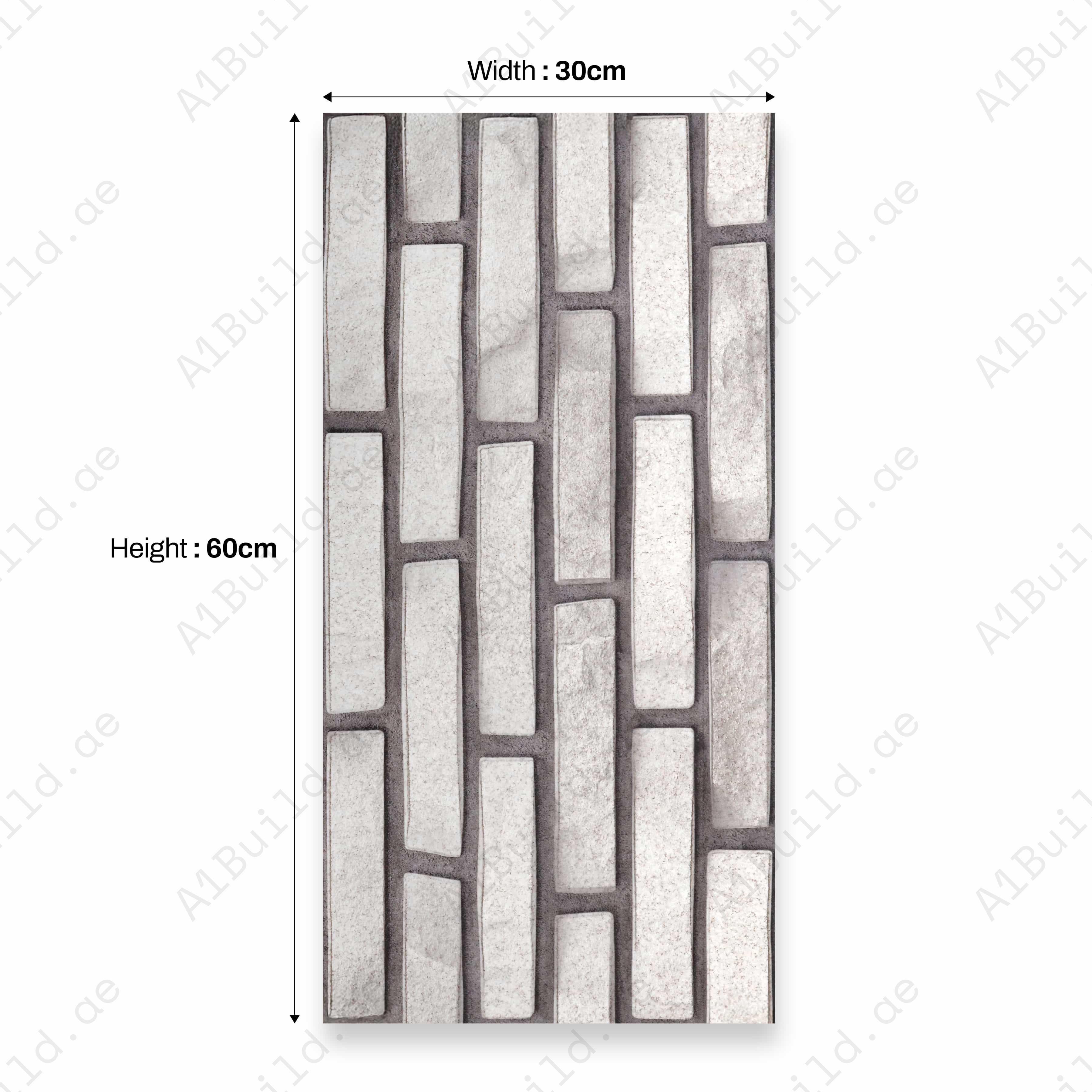 FUJI GRIS 30X60CM 09MM CERAMIC INDOOR OUTDOOR WALLS TILE