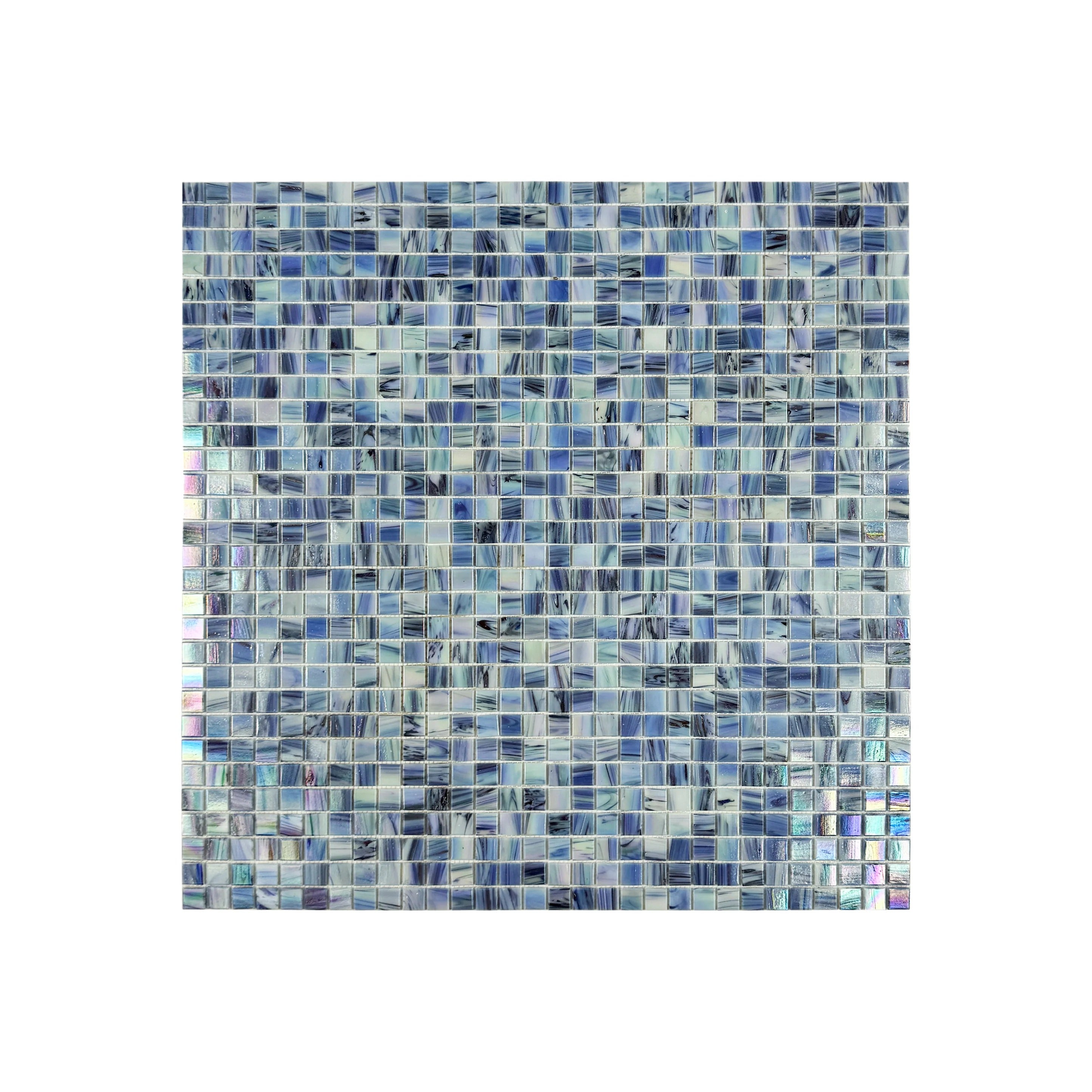 "Fern Green, Cotton White & Lilac Purple Glass Mosaic – durable, UV & slip-resistant, eco-friendly tiles ideal for pools, spas, fountains & feature walls."