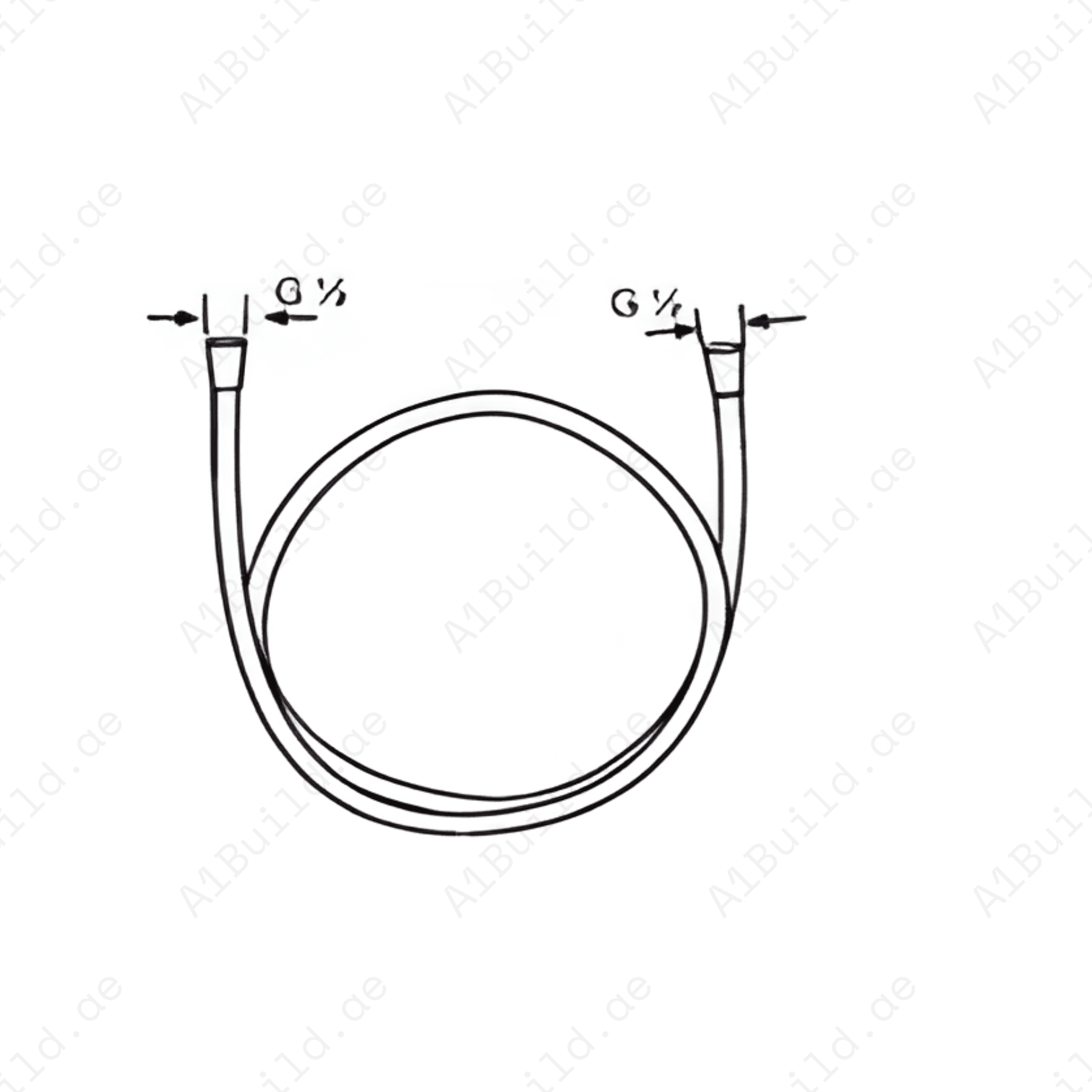 Flexiblesupremeshowerhosewithconicalnut