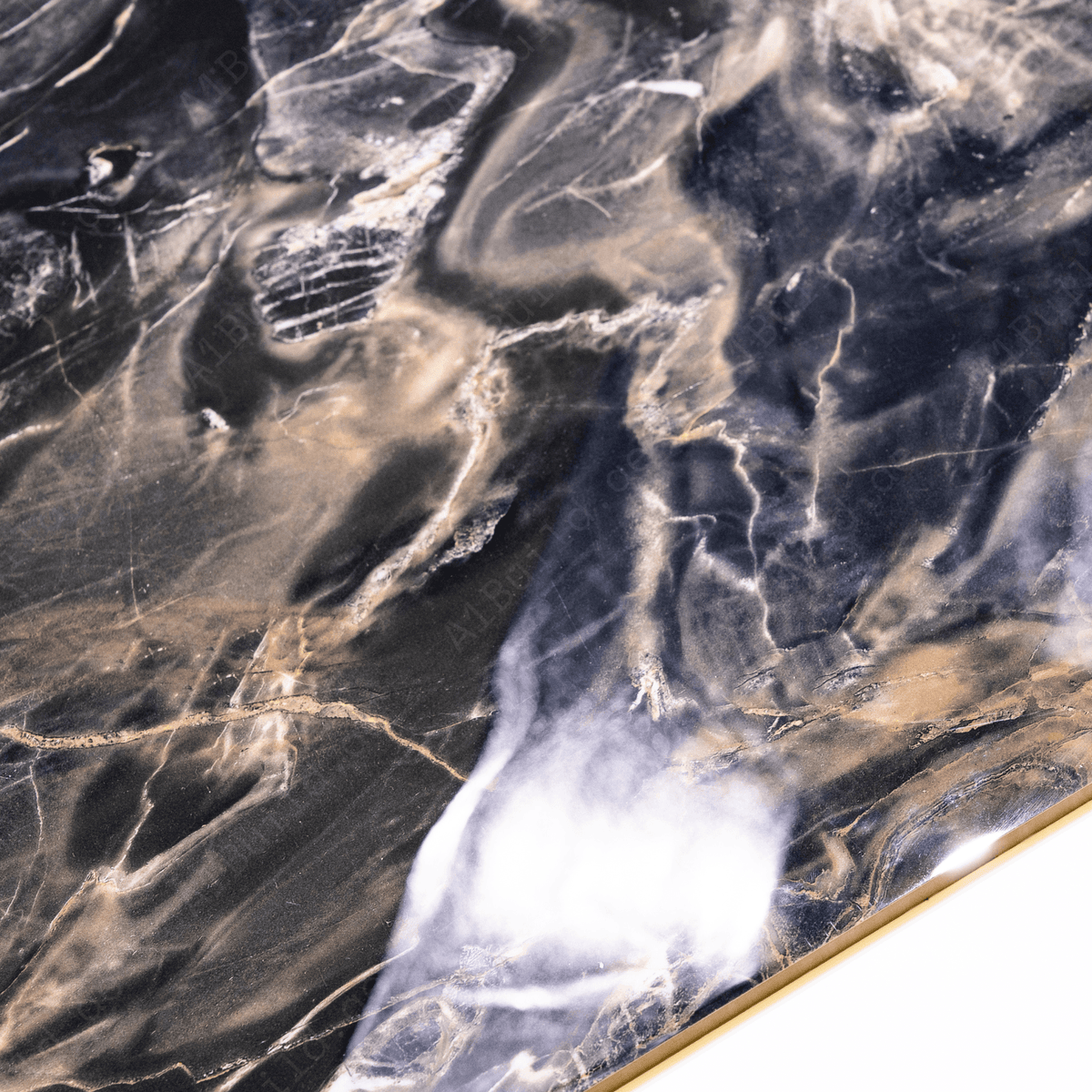 Florance Black porcelain tile 60x120cm 9mm thickness, black marble look design, durable porcelain tile for modern luxury floors and walls.