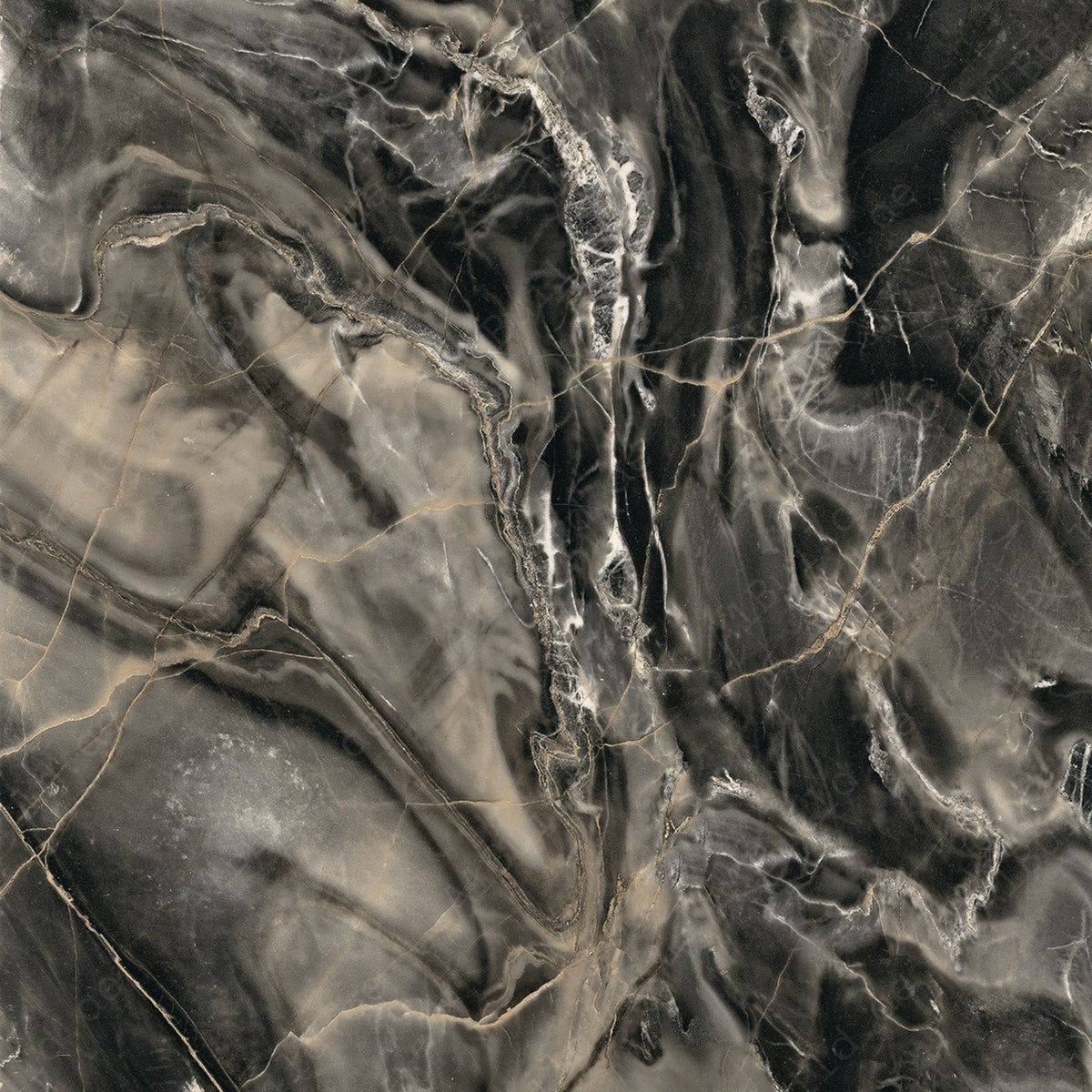 Florence Black (60X120cm 09mm Random High Gloss Porcelain Indoor Floor & Wall Tiles)