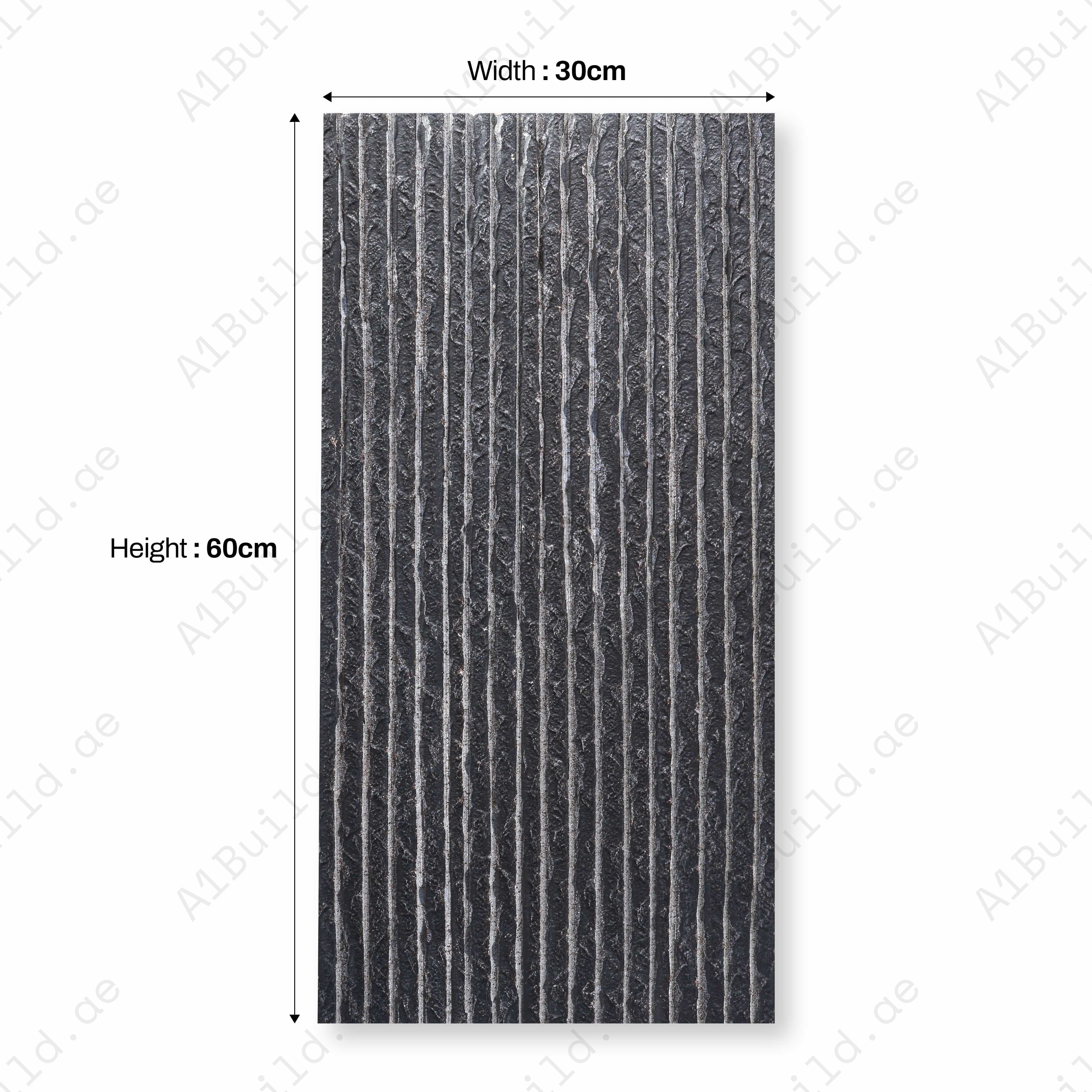 Flostrip Graphite | Stylish Tile for Kitchen, Bathroom & Interiors