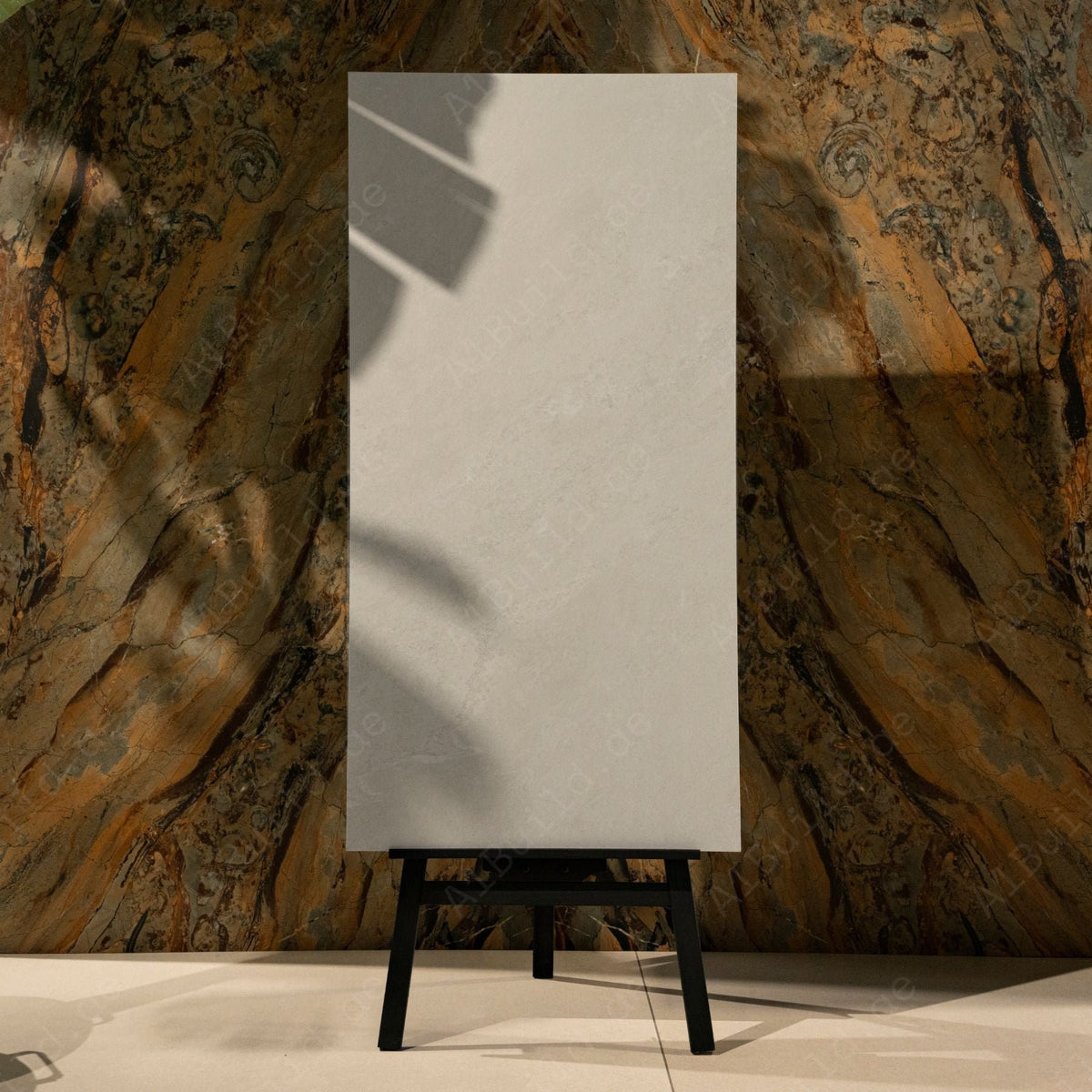 Fossil Ivory porcelain tile in 60x120cm size with classic stone look, soft ivory tones and durable 9mm thickness for walls and floors.