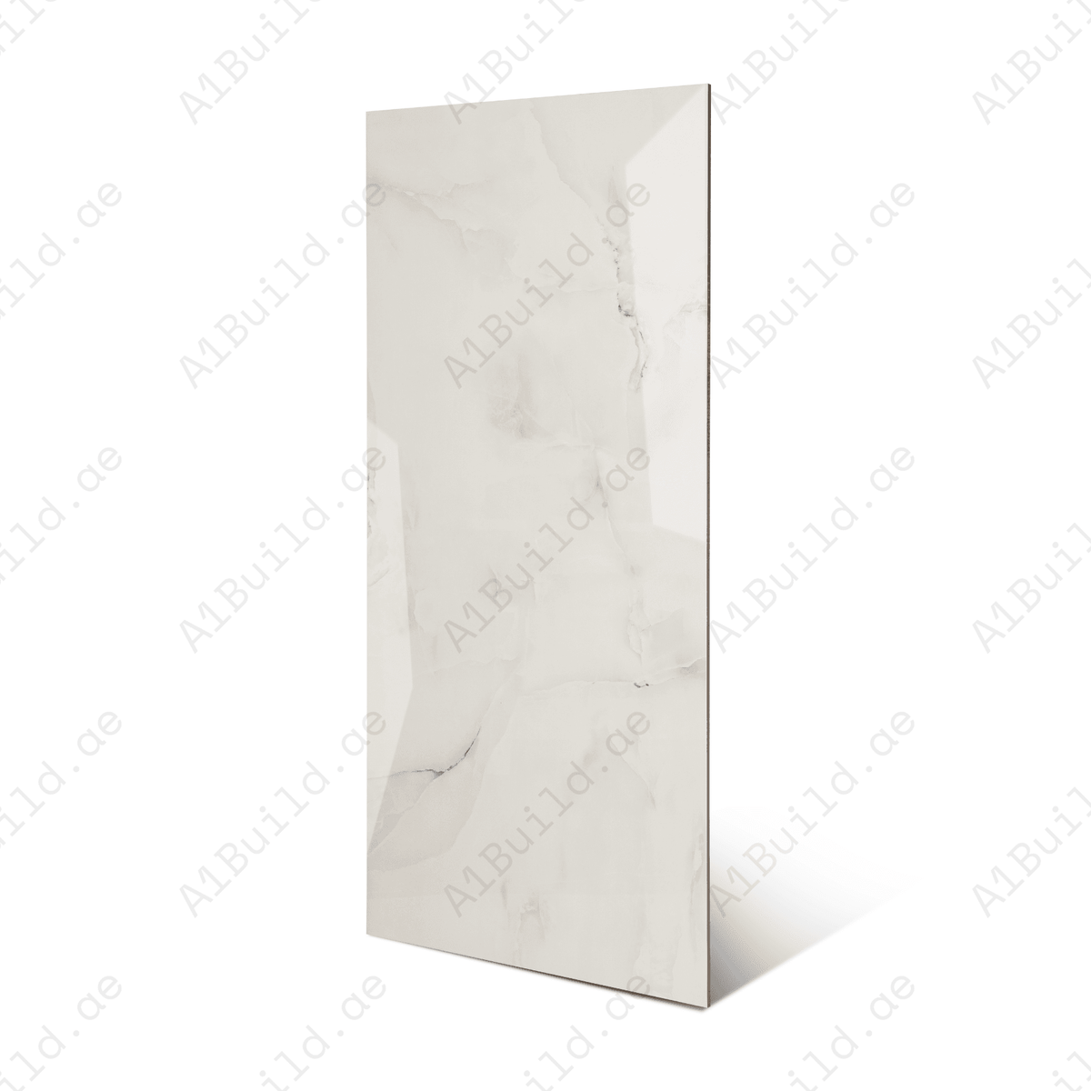 Frost Vein Grey porcelain tile 60x120cm 9mm thickness, light grey marble look design, durable porcelain tile for modern floors and walls.