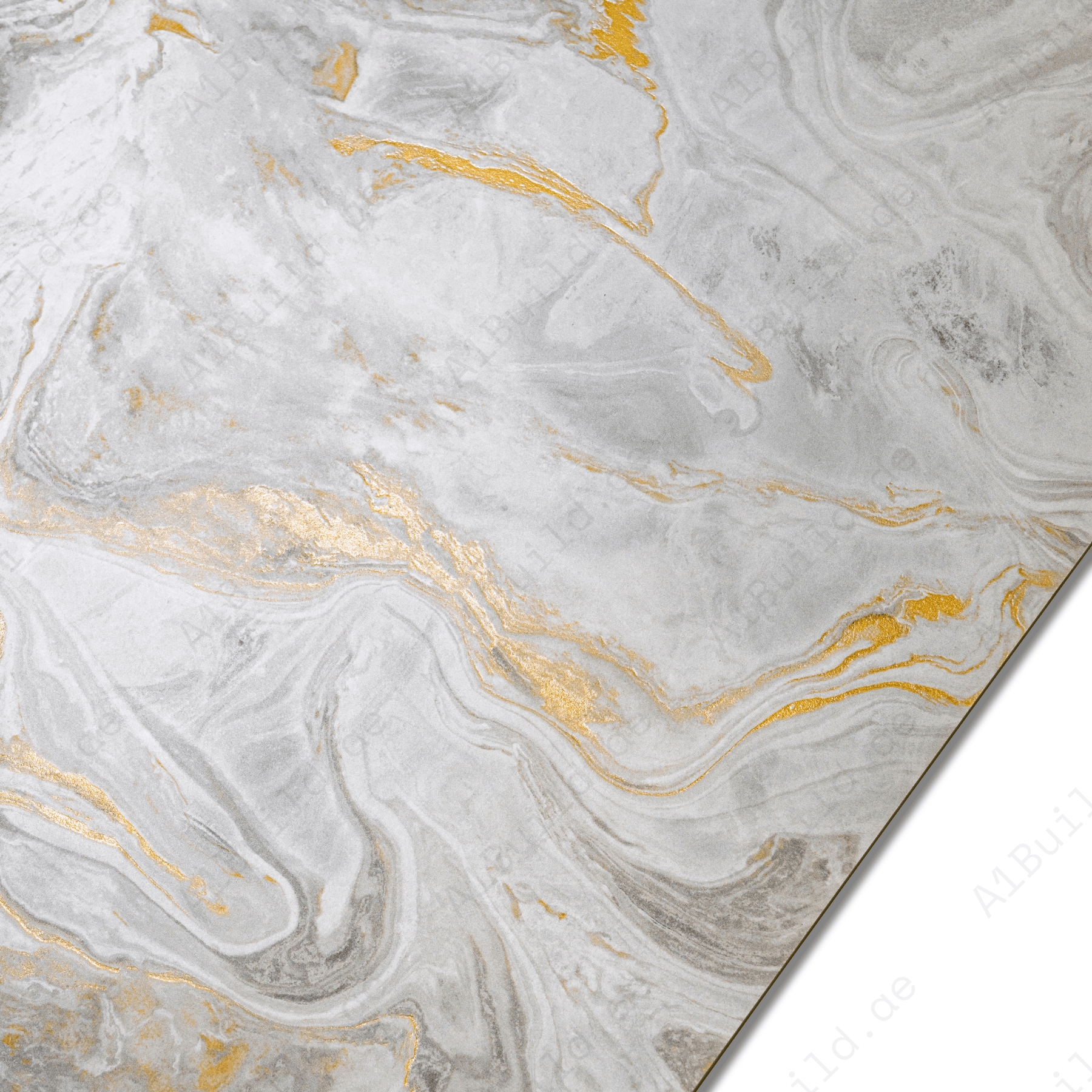 Fusion Gold porcelain tile 60x120cm with 9mm thickness features a bold marble look with gold veining, durable porcelain body for floors and walls.