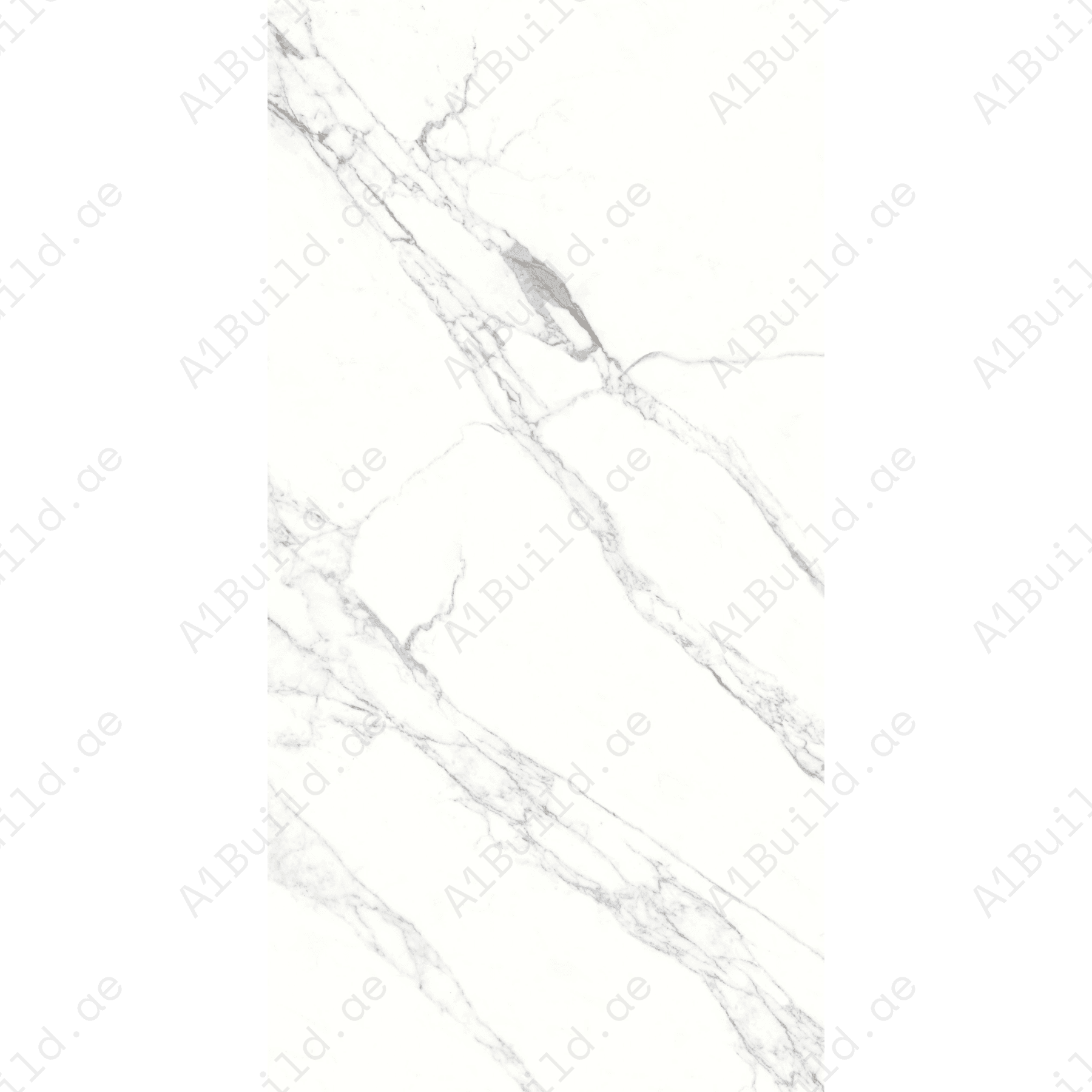 Garfagnana White & Grey High Gloss Book Match Porcelain Slabs | 120x240cm