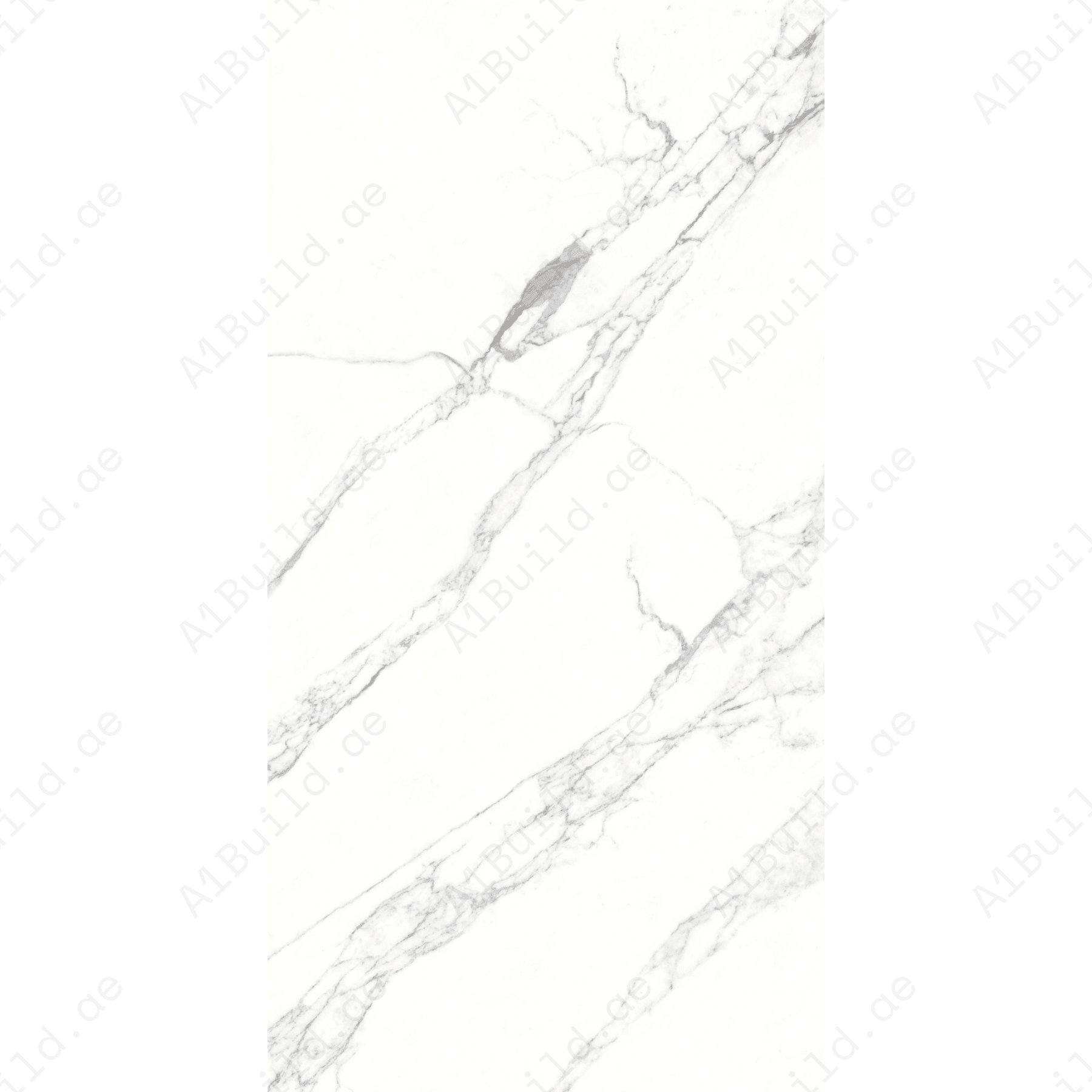 Garfagnana White & Grey High Gloss Book Match Porcelain Slabs | 120x240cm