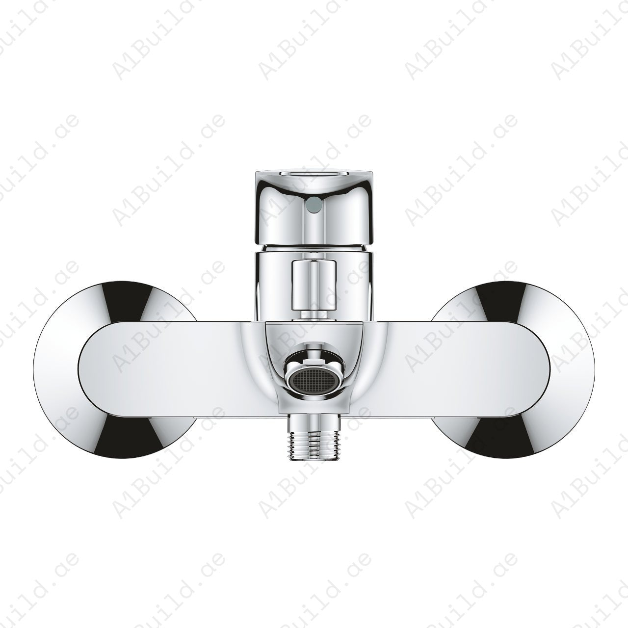 GROHE BauEdge Bath Mixer – Wall-Mounted, Water-Saving, with Bath/Shower Diverter