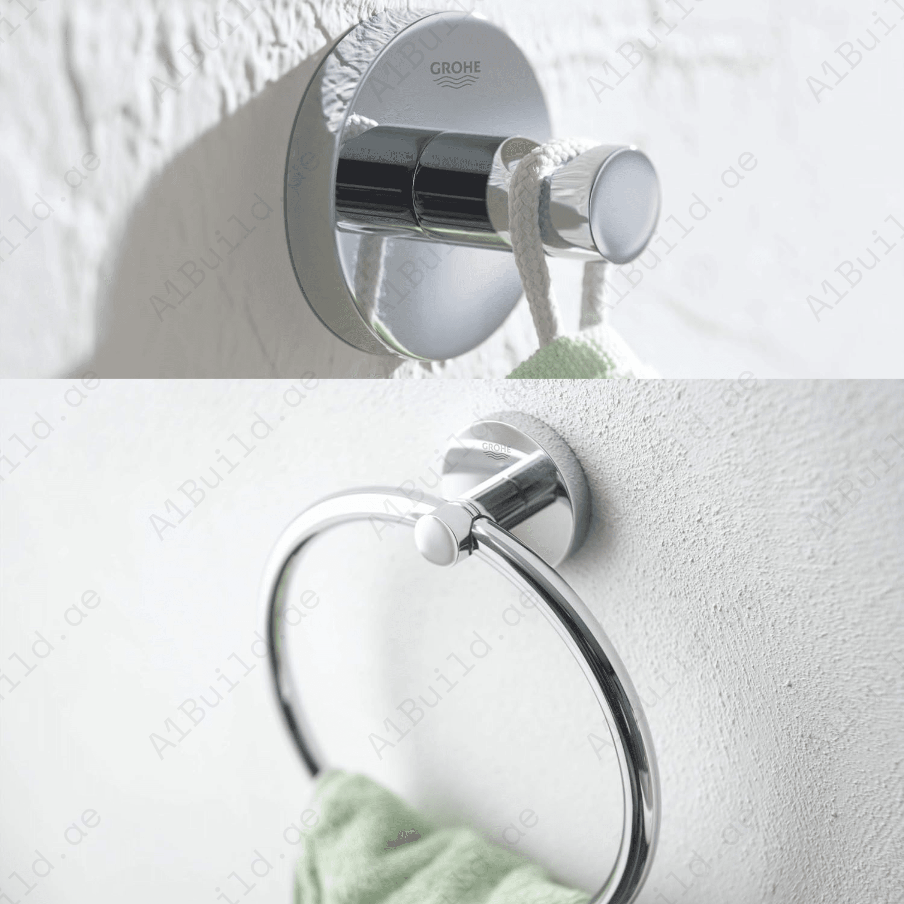GROHE Essentials Master Bathroom Accessories Set – 5-Piece Set