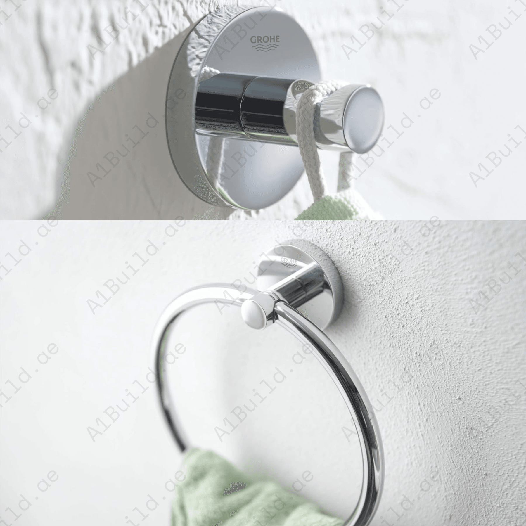 GROHE Essentials Master Bathroom Accessories Set – 5-Piece Set