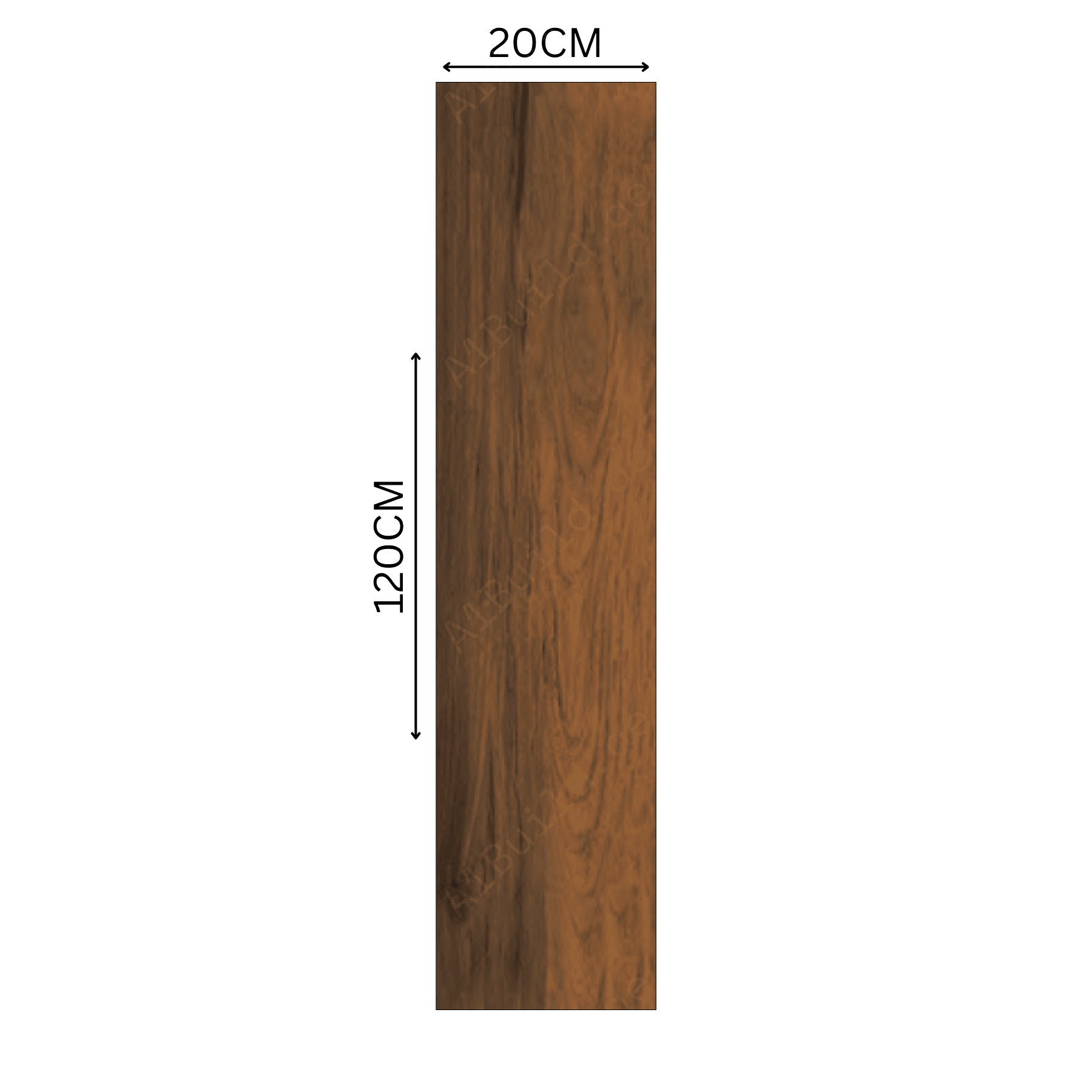 Geveeter Brown (20X120cm Matt Finish Parquet Porcelain Indoor, Floor Tiles)