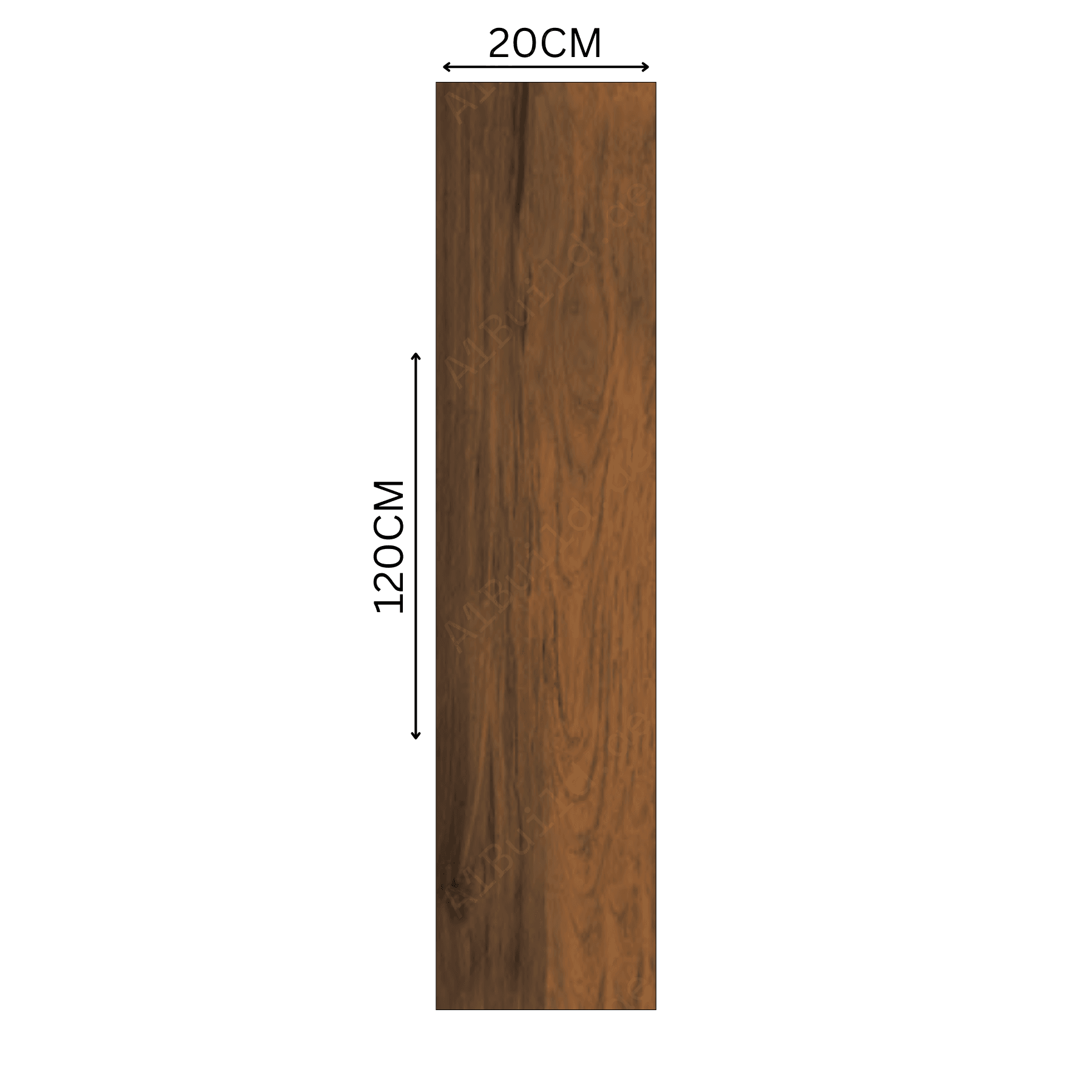 Geveeter Brown (20X120cm Matt Finish Parquet Porcelain Indoor, Floor Tiles)