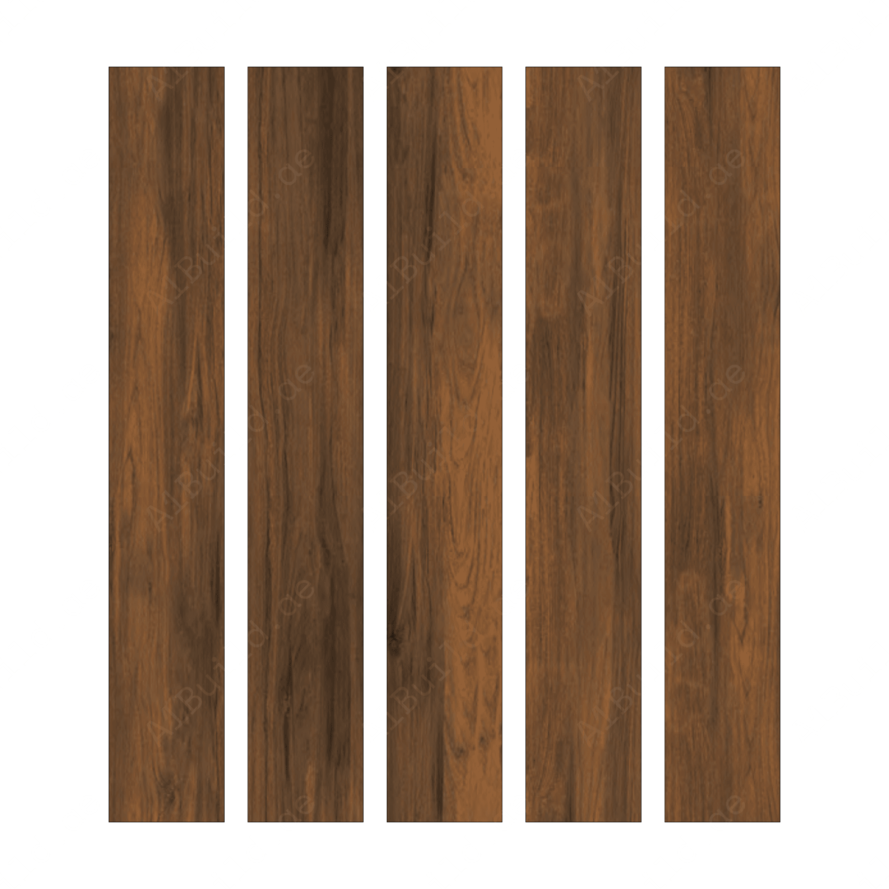 Geveeter Brown (20X120cm Matt Finish Parquet Porcelain Indoor, Floor Tiles)