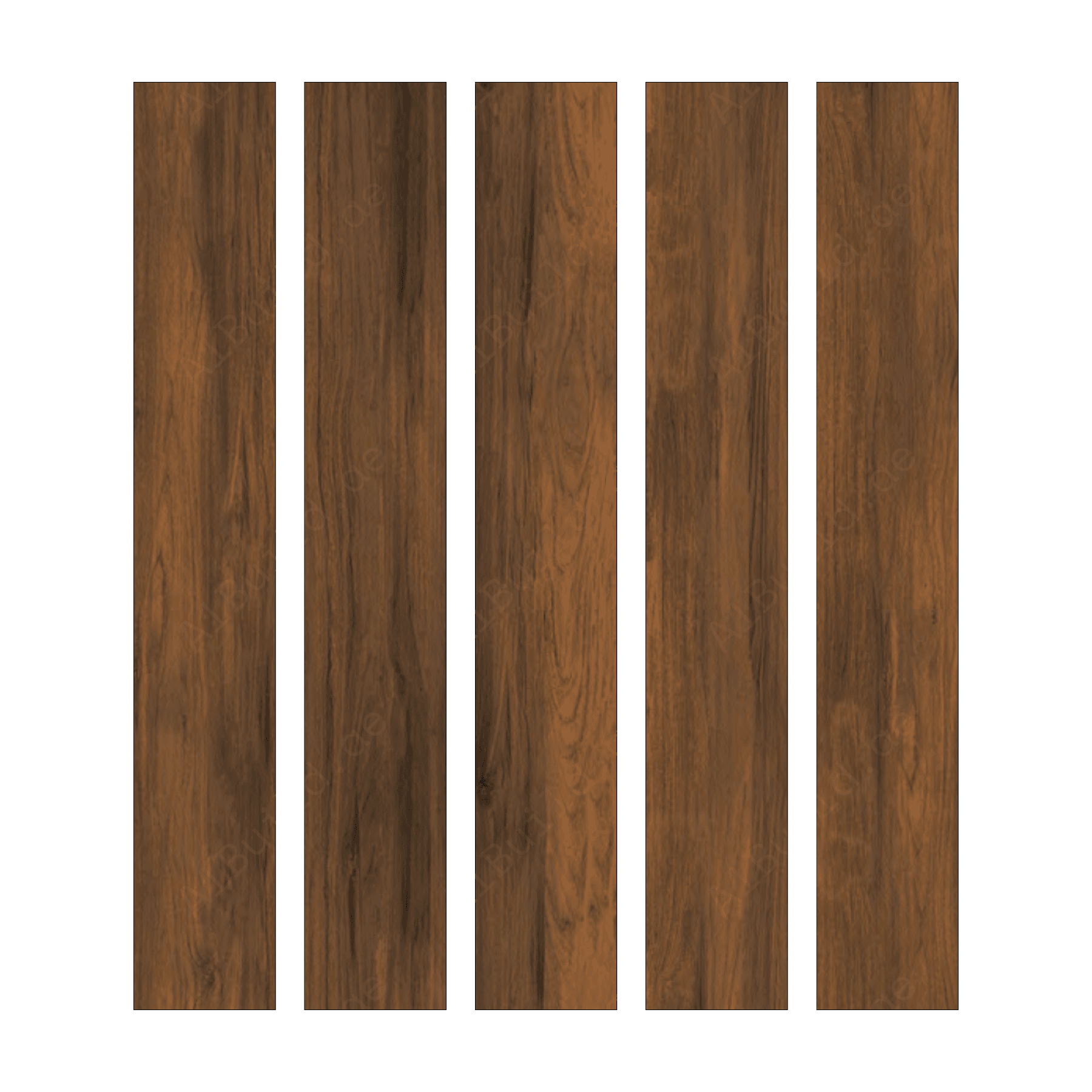 Geveeter Brown (20X120cm Matt Finish Parquet Porcelain Indoor, Floor Tiles)