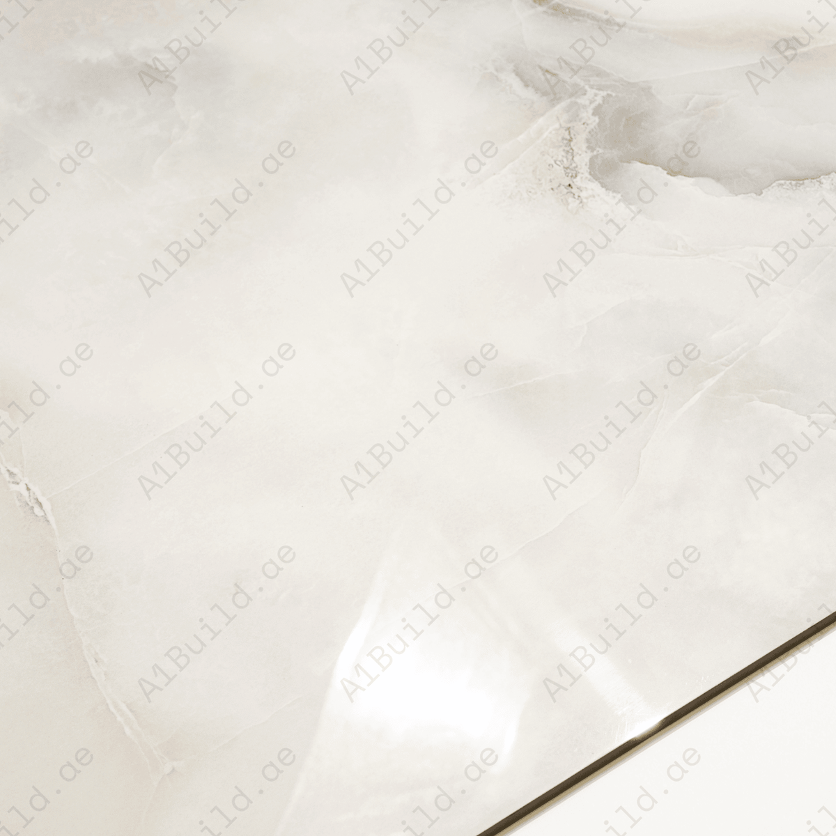 Glacier Vein Silver porcelain tile 60x120cm 9mm thickness, light grey marble look design, durable porcelain tile for modern floors and walls.