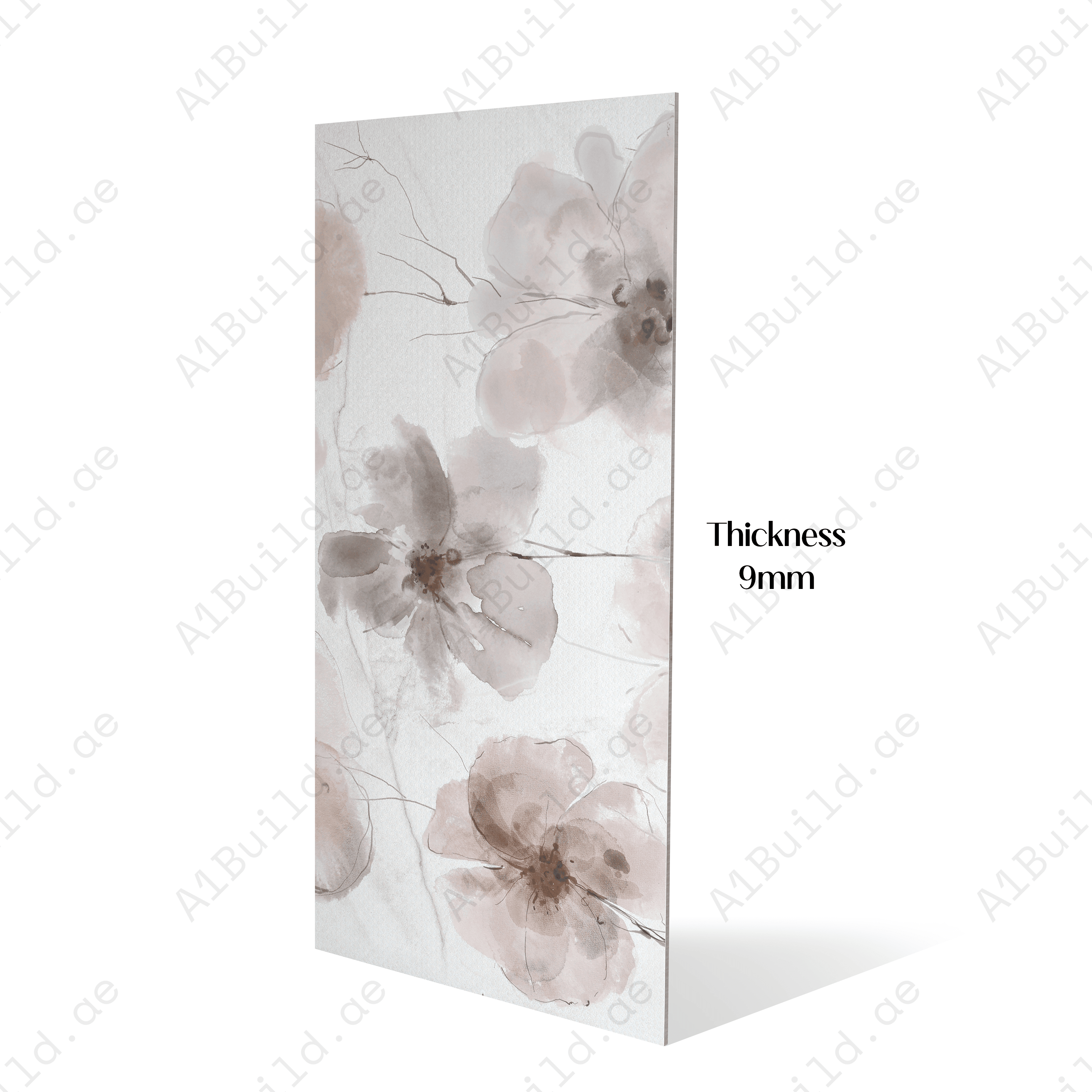 Glamore Clear Decor A & B Beige Porcelain Tile 60x120cm with Crafttech finish. Durable 9mm tile for walls and floors. Stylish and easy to maintain.