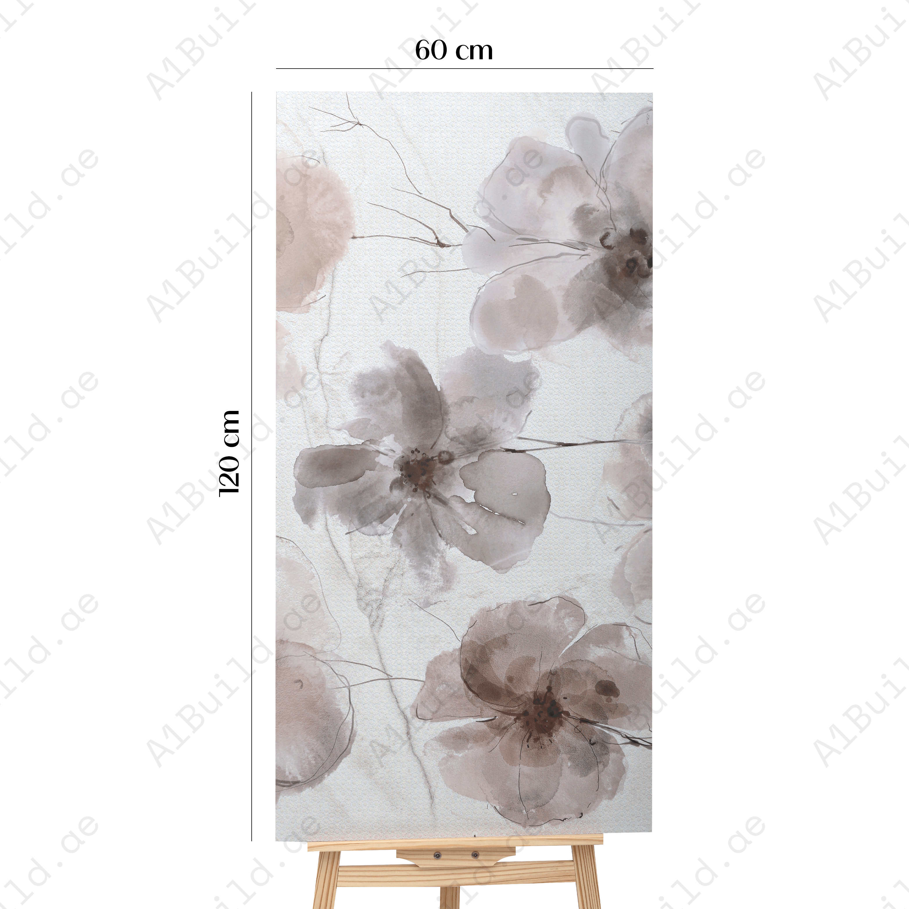 Glamore Clear Decor A & B Beige Porcelain Tile 60x120cm with Crafttech finish. Durable 9mm tile for walls and floors. Stylish and easy to main