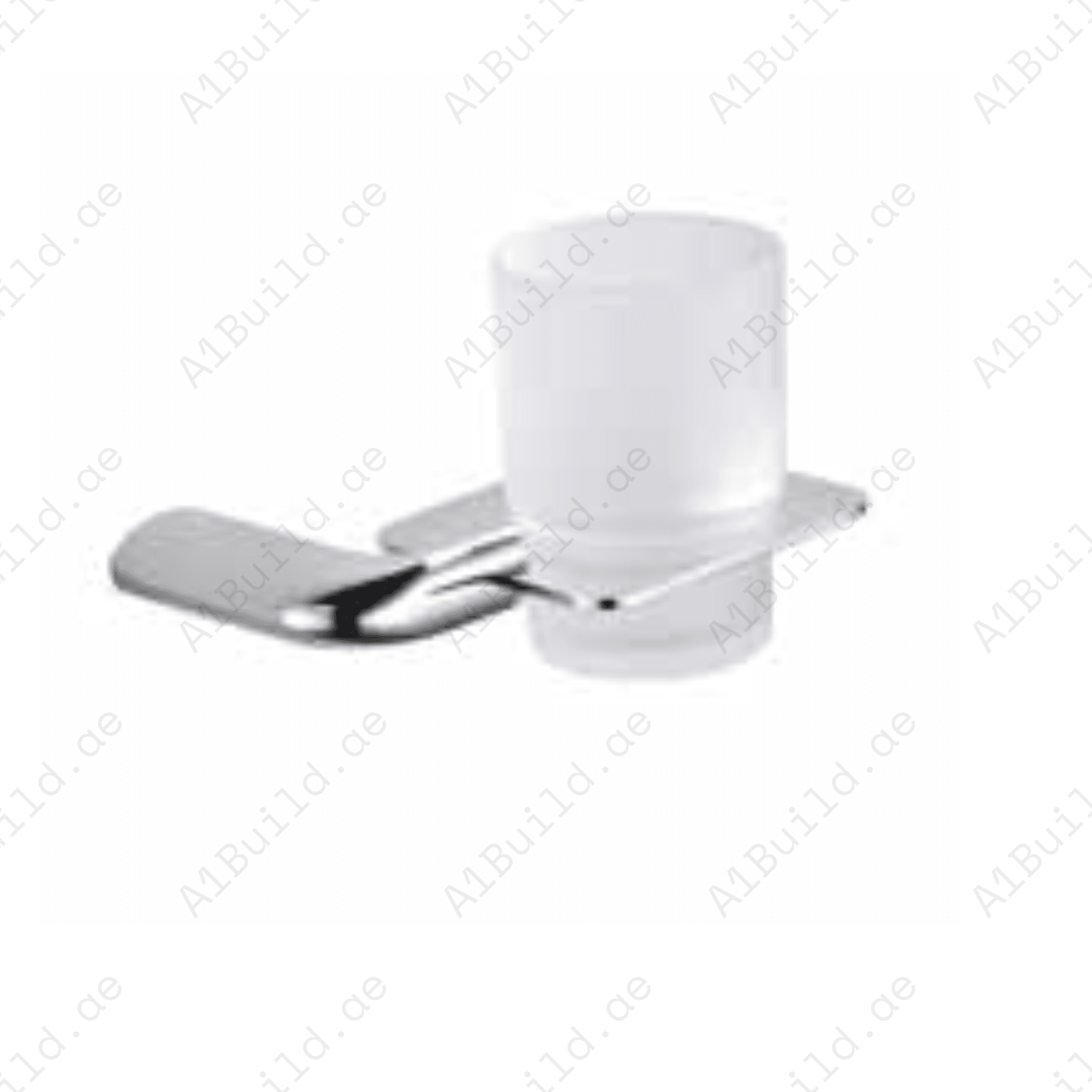 Glasstumblerholderwithwallfasteningusingscrewsanddowelsfix
