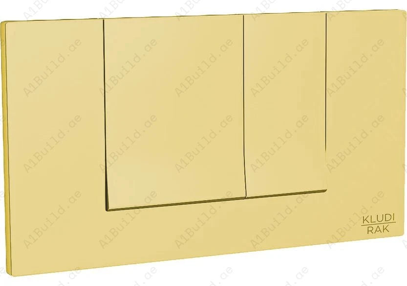 Gold Dual Flush Plate for Concealed Cistern