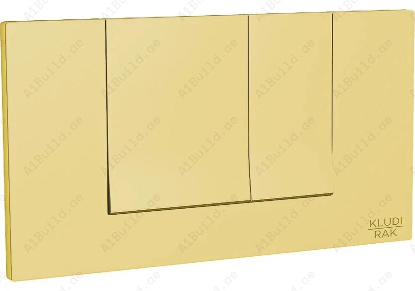 Gold Dual Flush Plate for Concealed Cistern